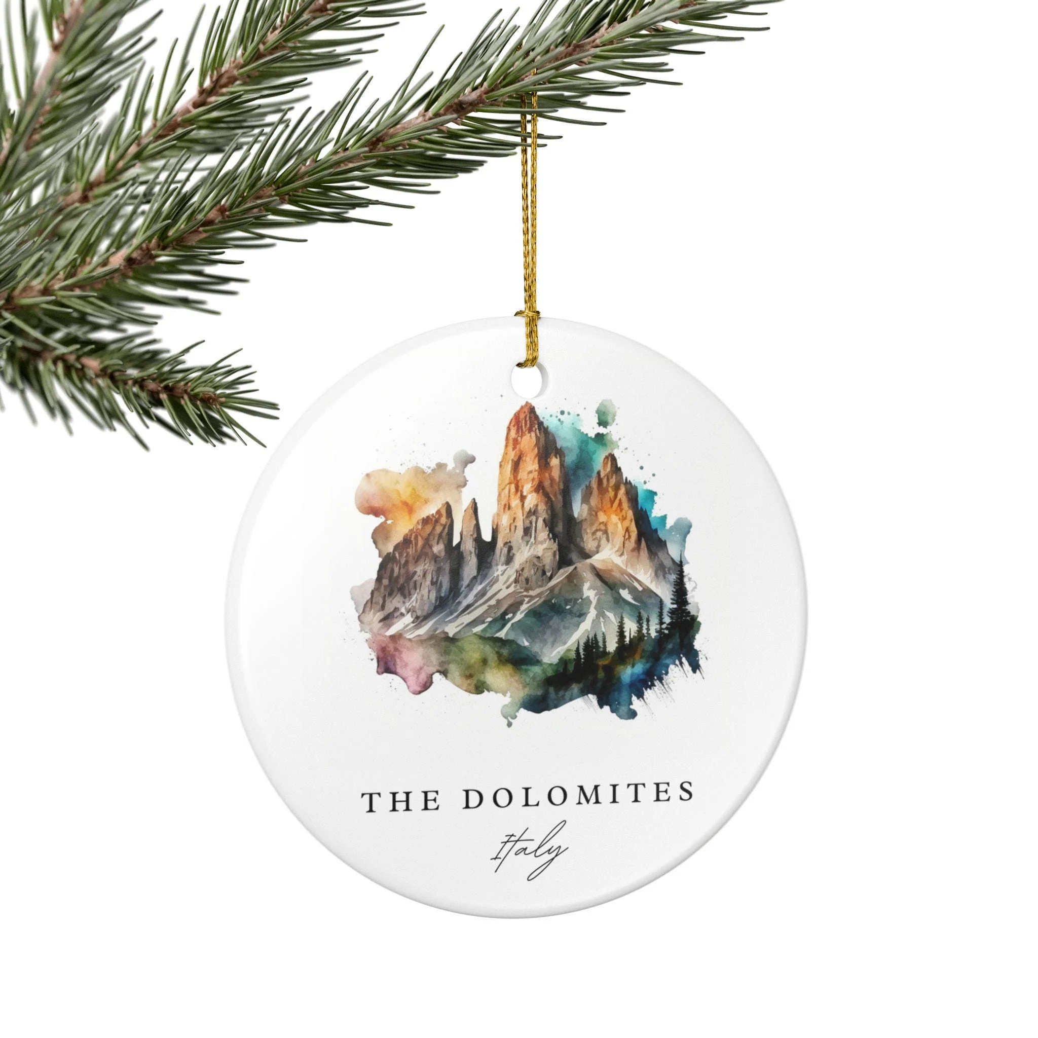 Dolomites Ornament: Unique Dolomites Souvenir, Dolomites Xmas Decor, and Authentic Dolomites Italy Gift - Image 5