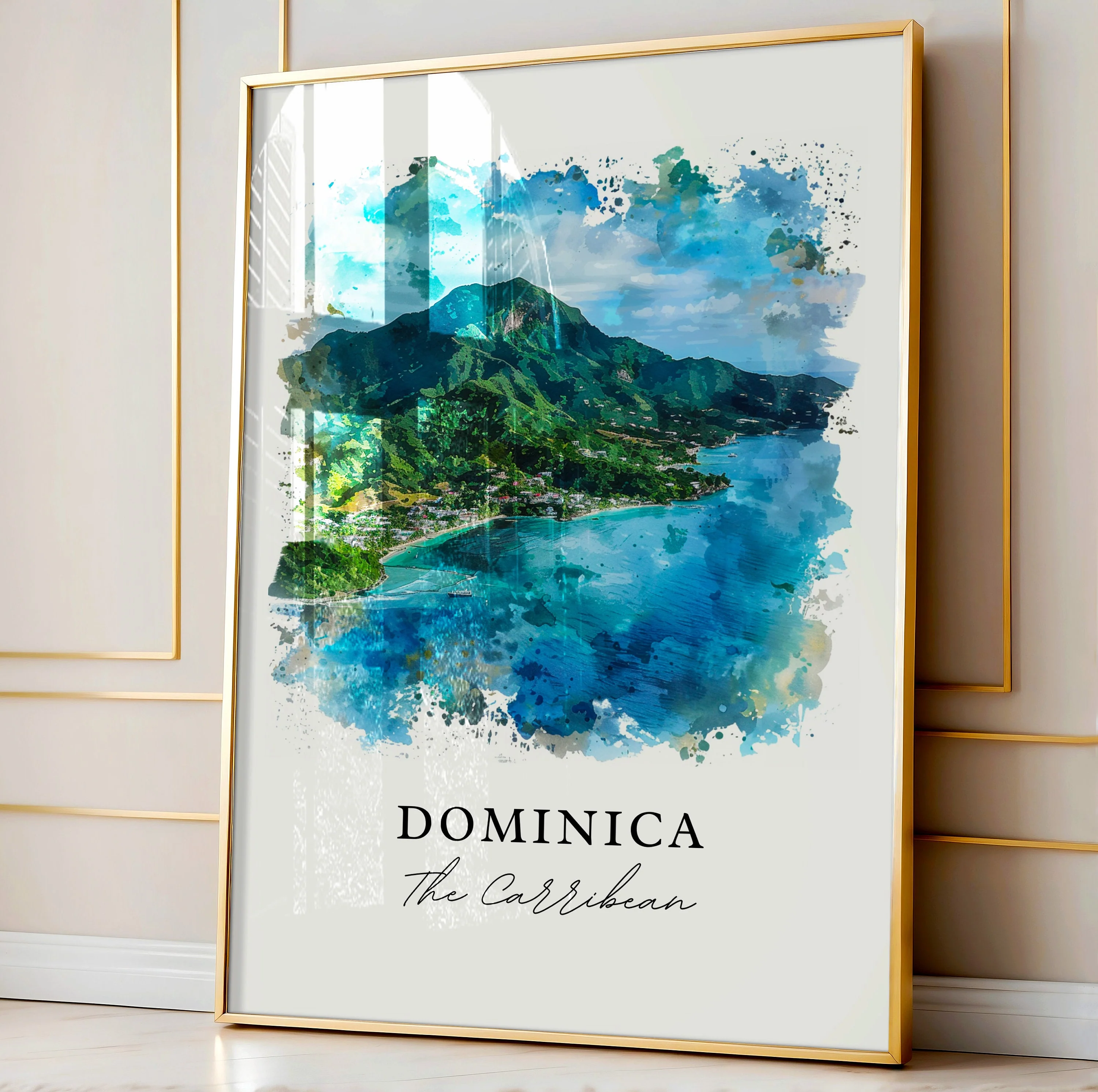 Dominica, Caribbean – Watercolor Art Print - Image 4