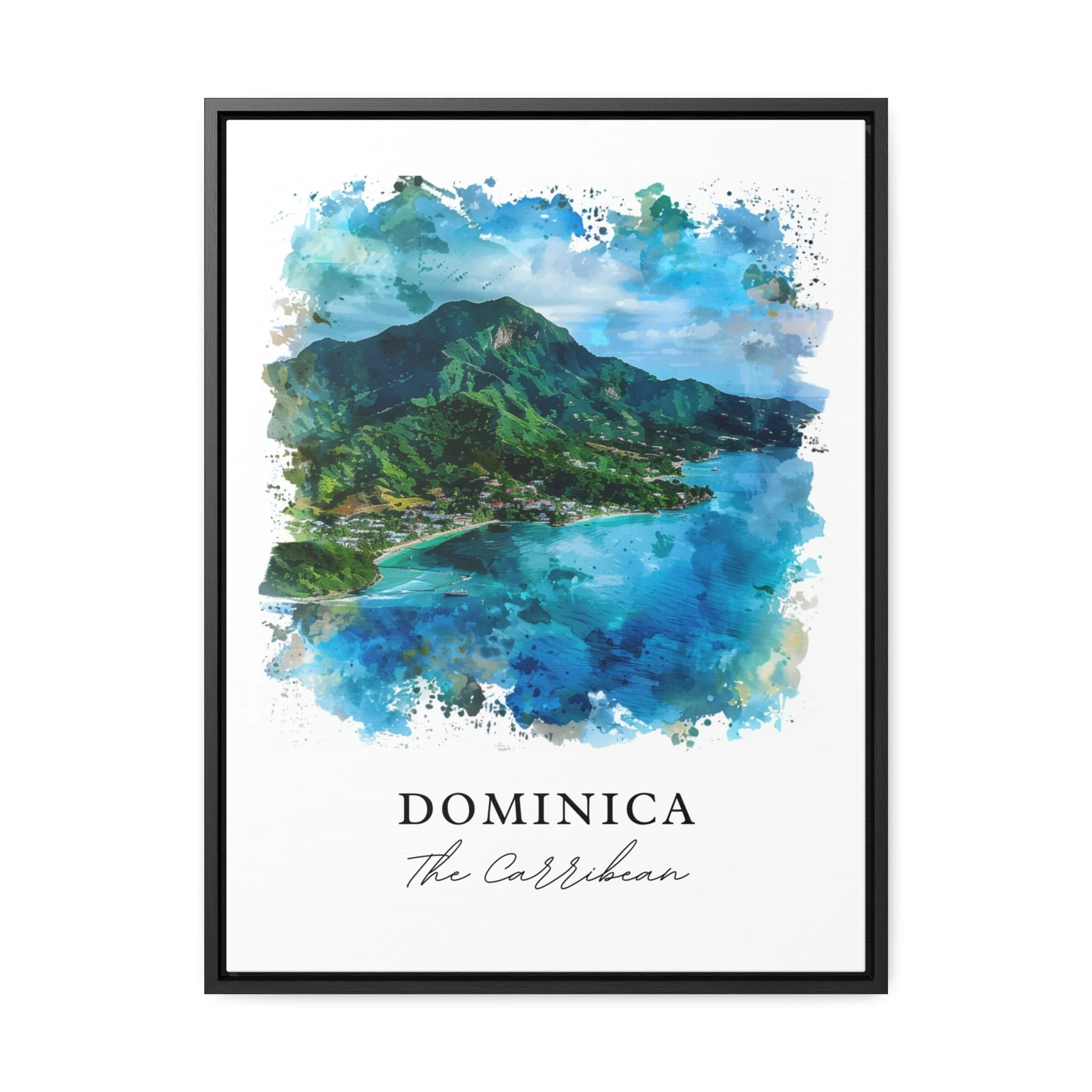 Dominica, Caribbean – Watercolor Art Print - Image 5