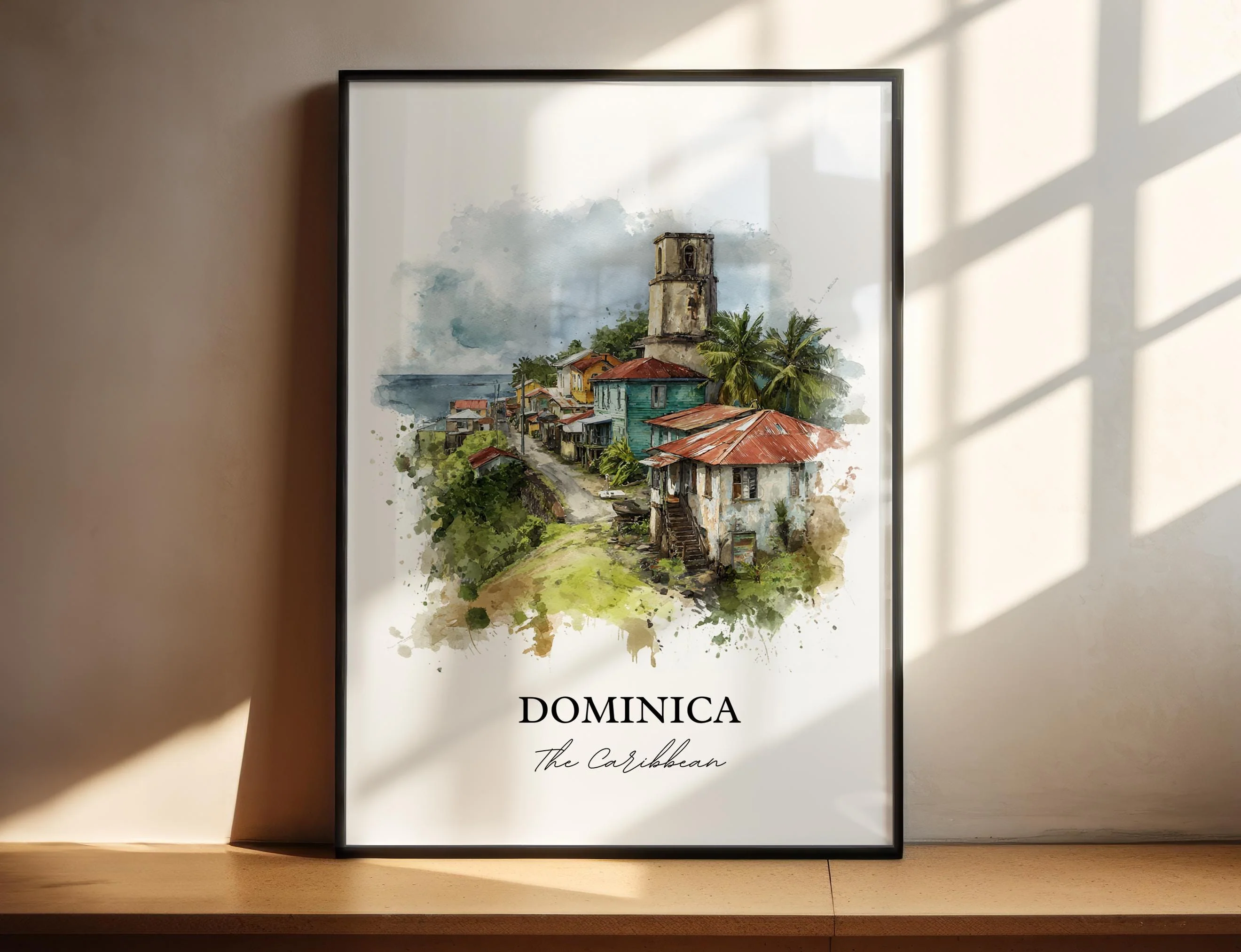 Dominica, Caribbean – Watercolor Art Print