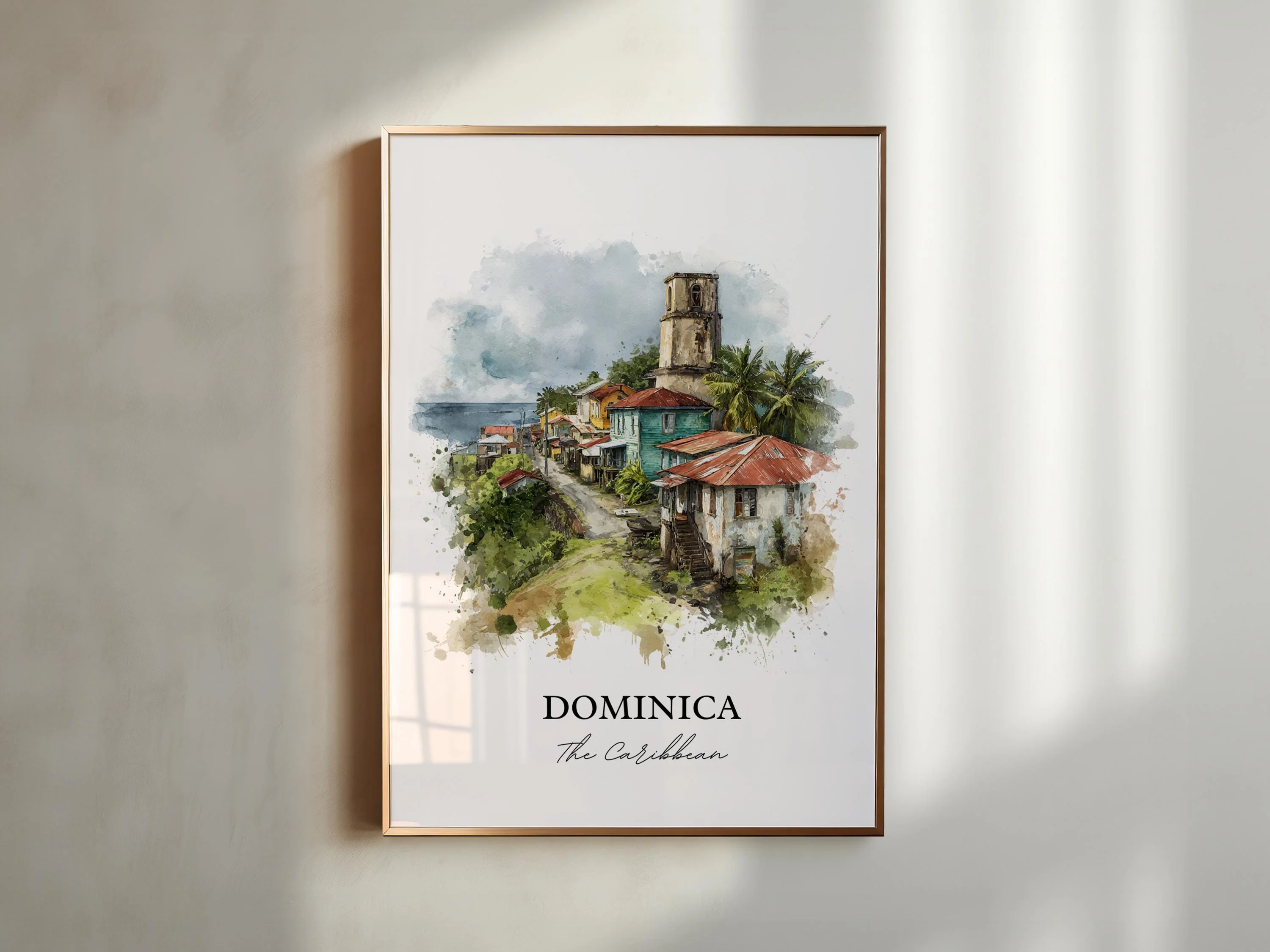 Dominica, Caribbean – Watercolor Art Print - Image 3