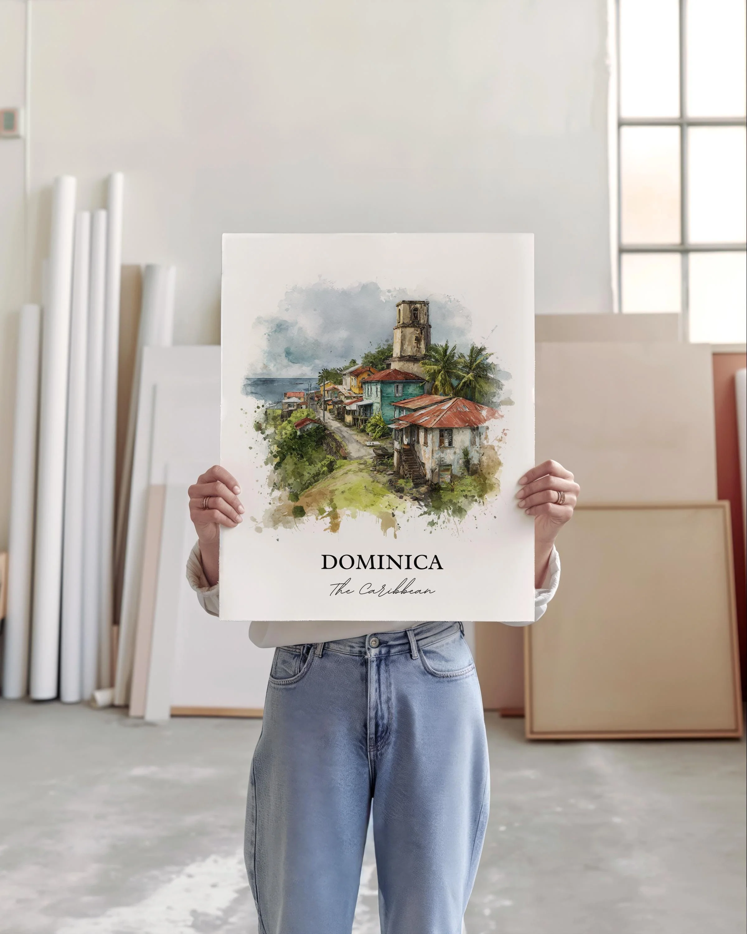 Dominica, Caribbean – Watercolor Art Print - Image 5