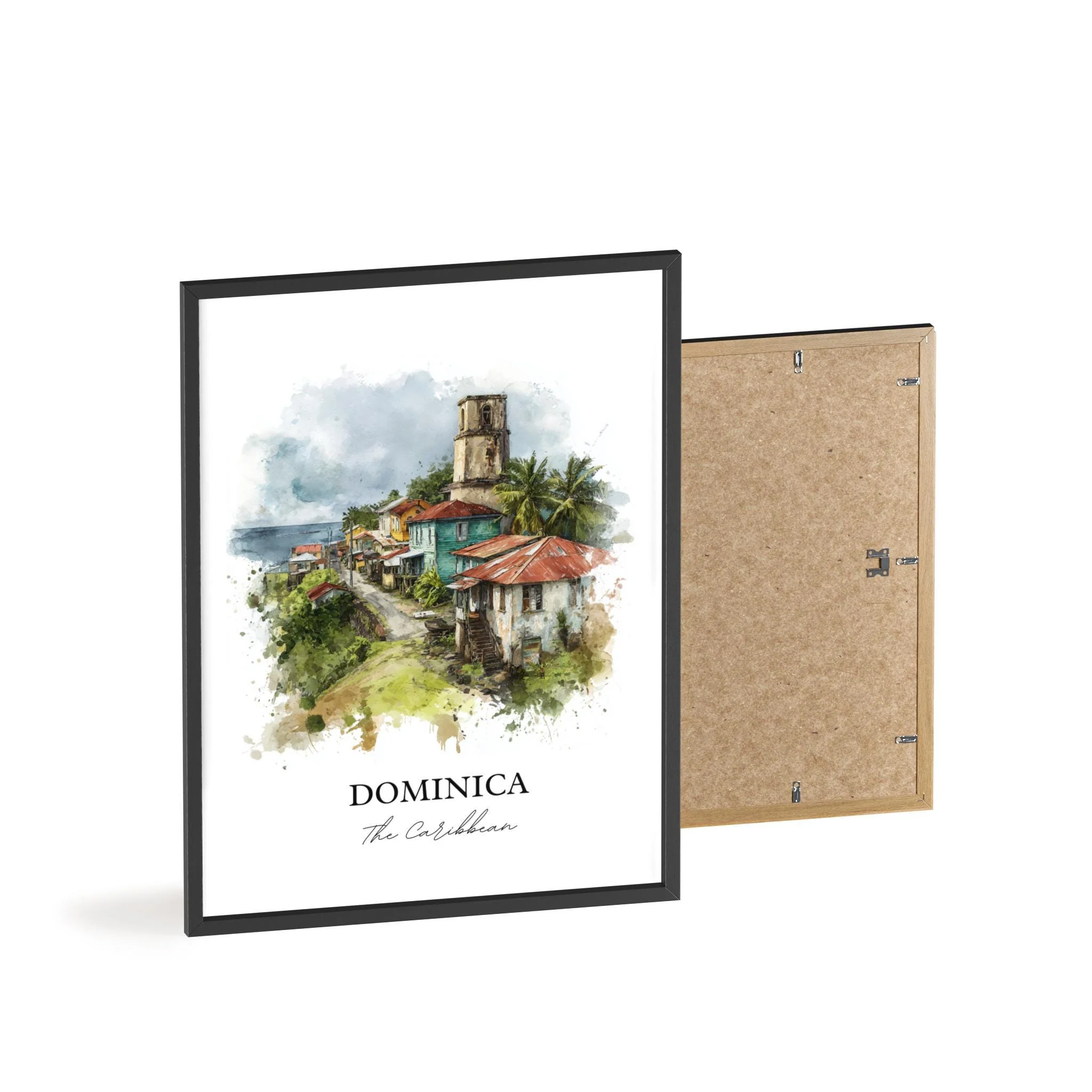 Dominica, Caribbean – Watercolor Art Print - Image 8