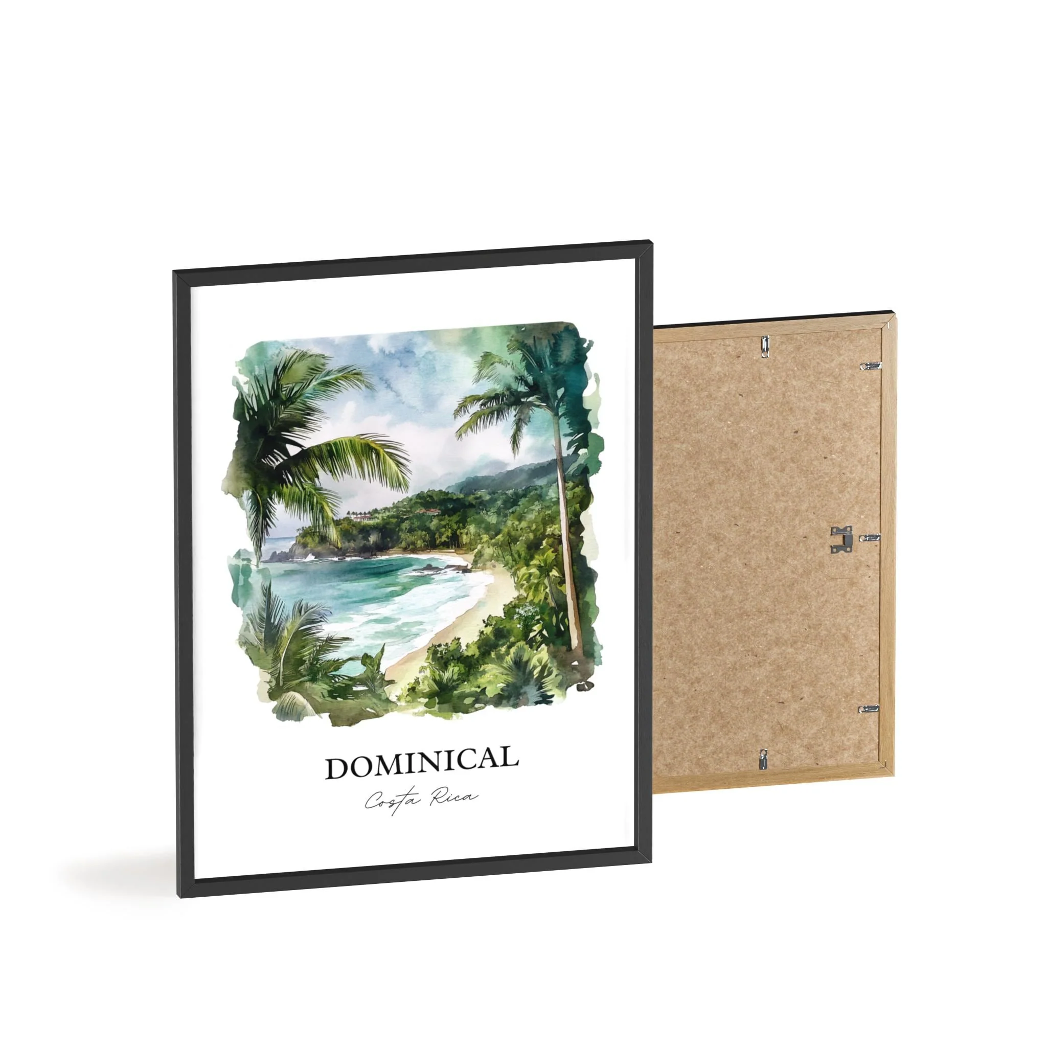Dominical, Costa Rica – Watercolor Art Print - Image 8