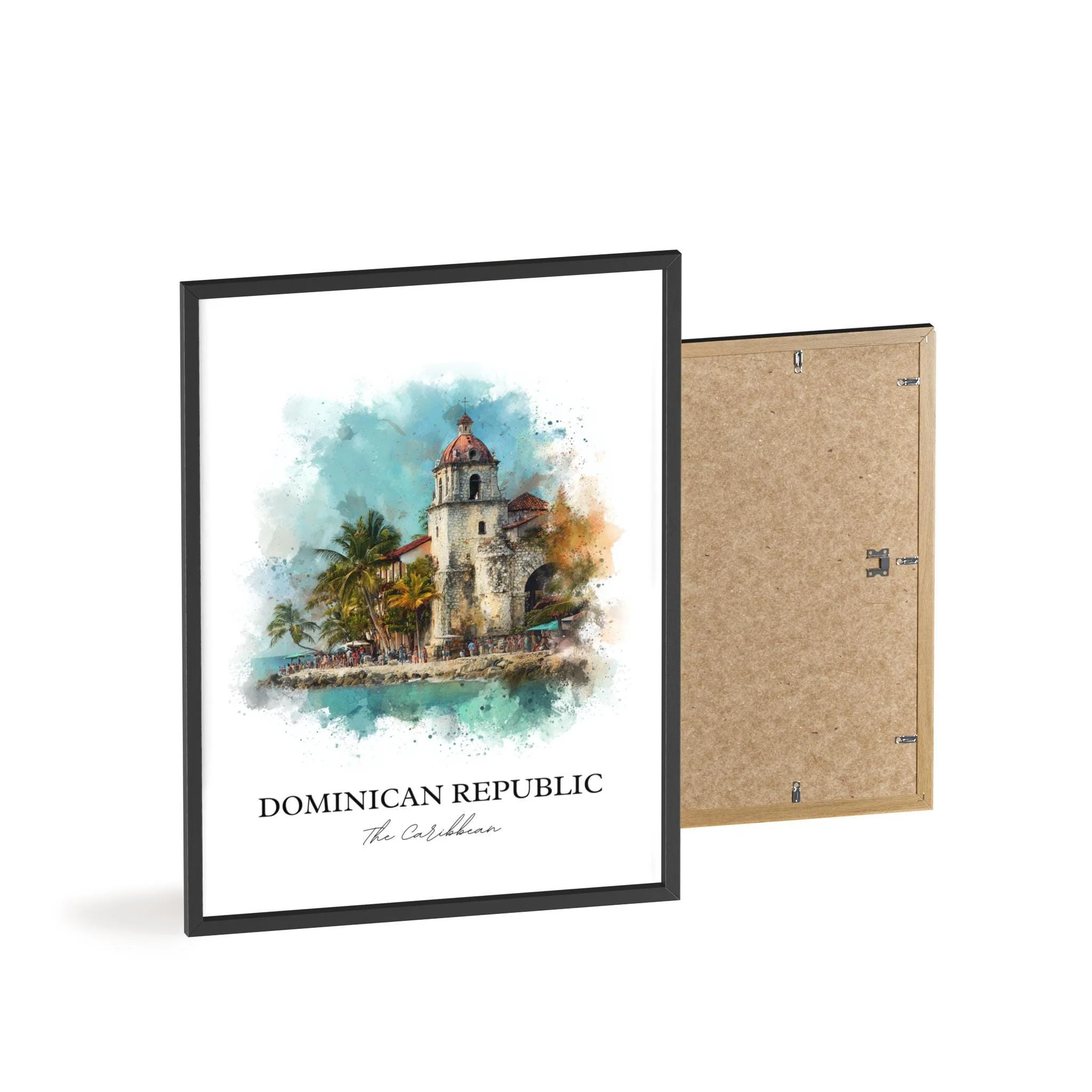 Dominican Republic, Caribbean – Watercolor Art Print - Image 8