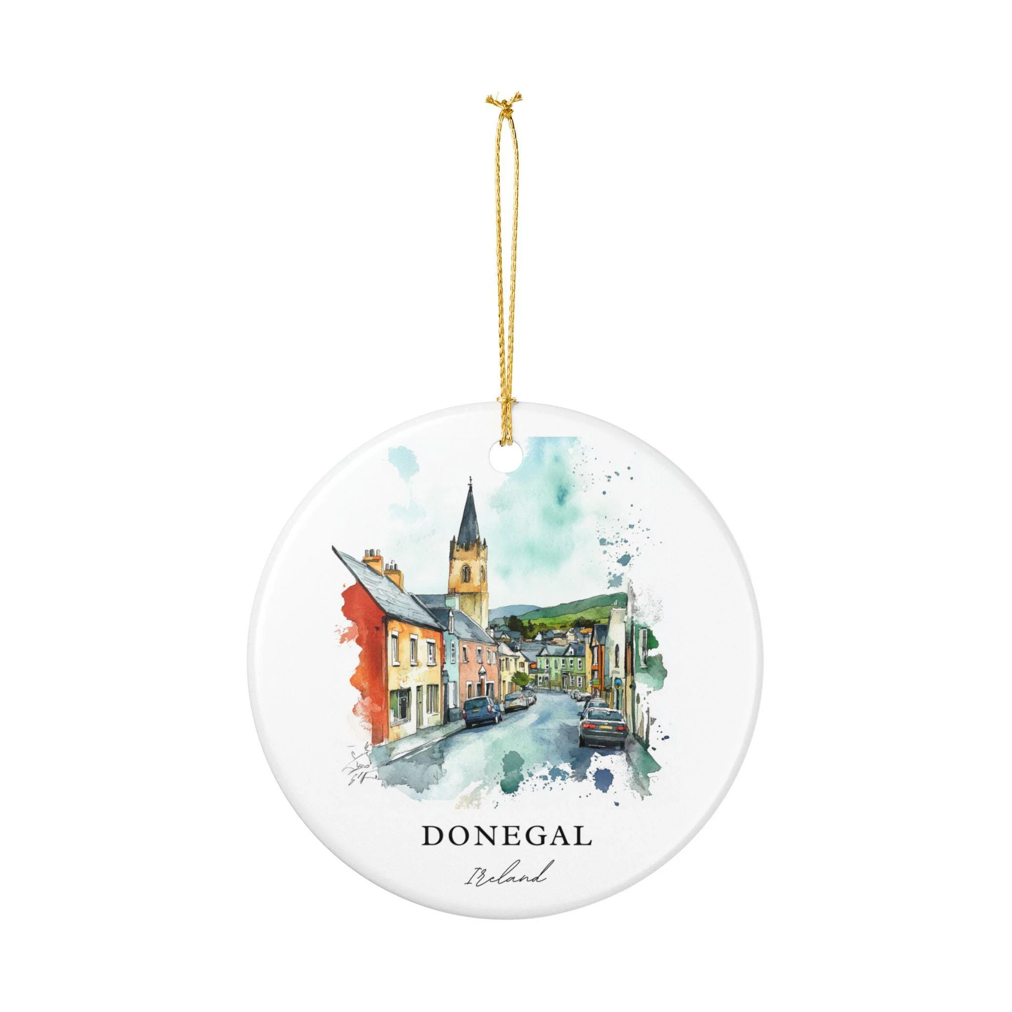 Donegal Ireland Ornament: Unique Donegal Souvenir, Donegal Xmas Decor, and Authentic Donegal Ireland Gift - Image 2