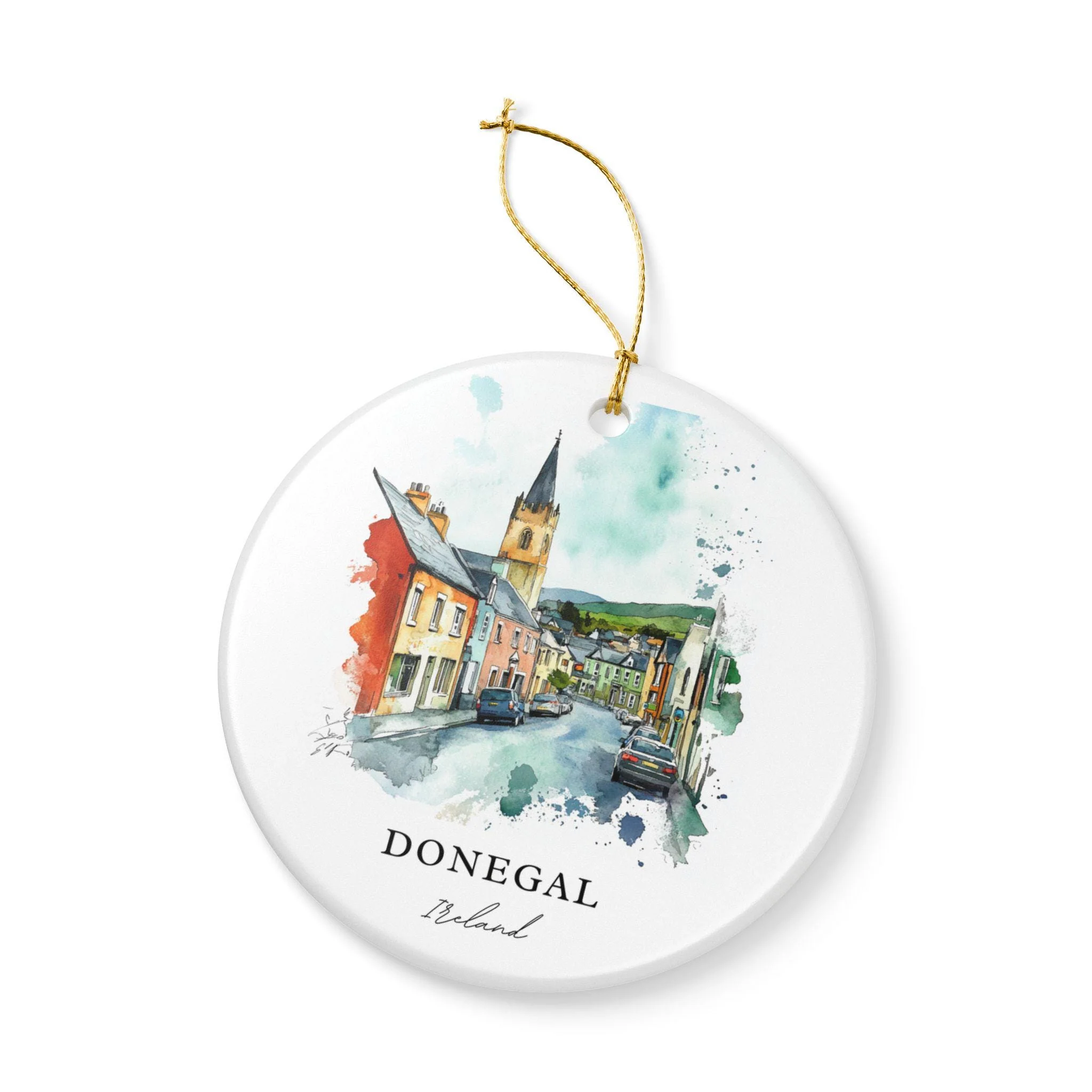 Donegal Ireland Ornament: Unique Donegal Souvenir, Donegal Xmas Decor, and Authentic Donegal Ireland Gift - Image 3
