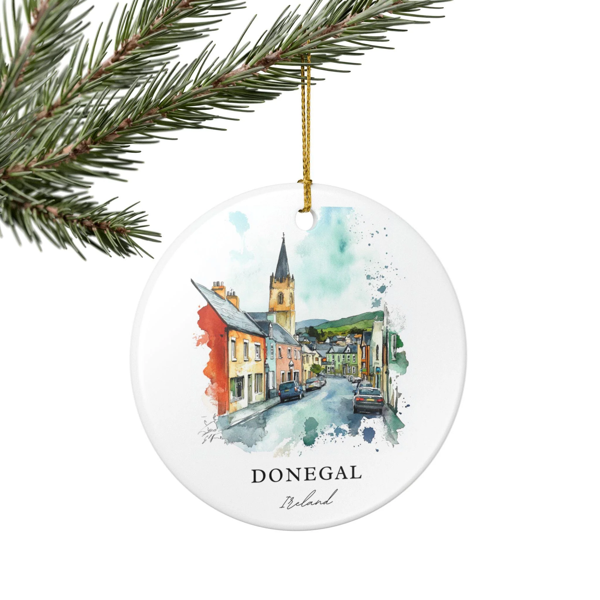 Donegal Ireland Ornament: Unique Donegal Souvenir, Donegal Xmas Decor, and Authentic Donegal Ireland Gift - Image 5