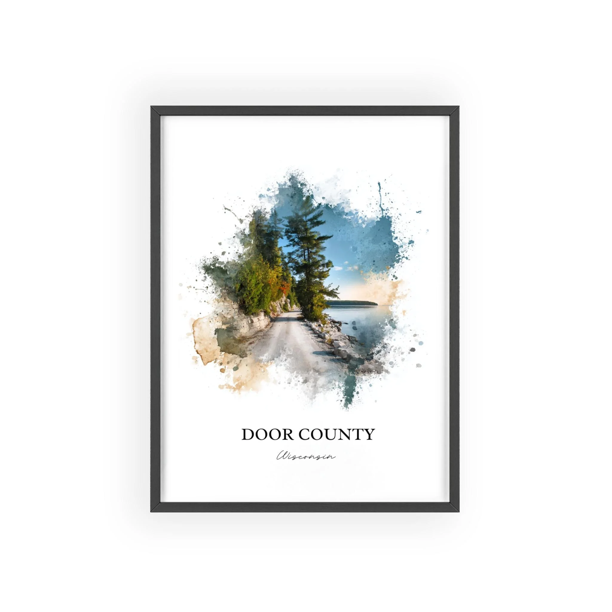 Door County, Wisconsin – Watercolor Art Print - Image 10