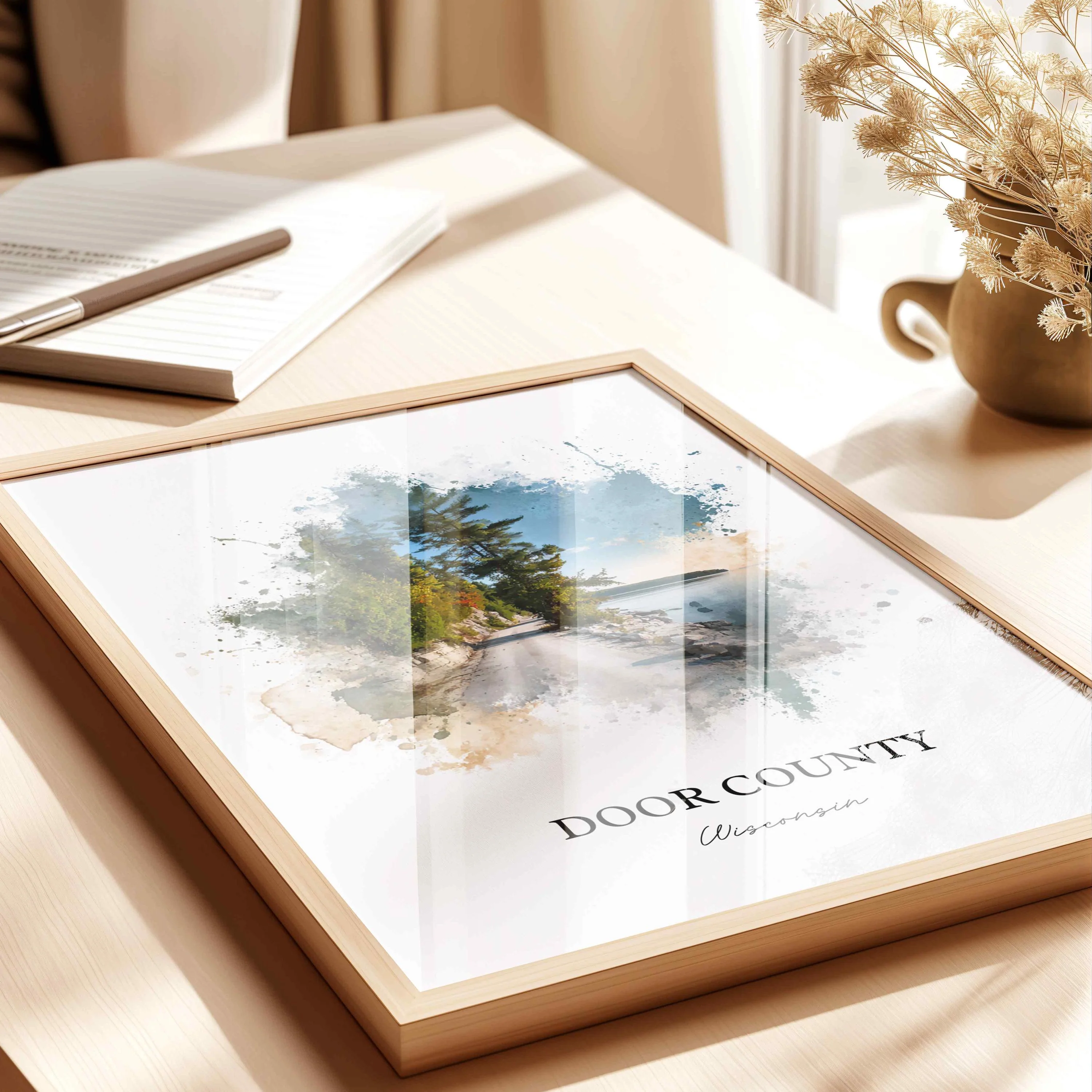 Door County, Wisconsin – Watercolor Art Print - Image 4