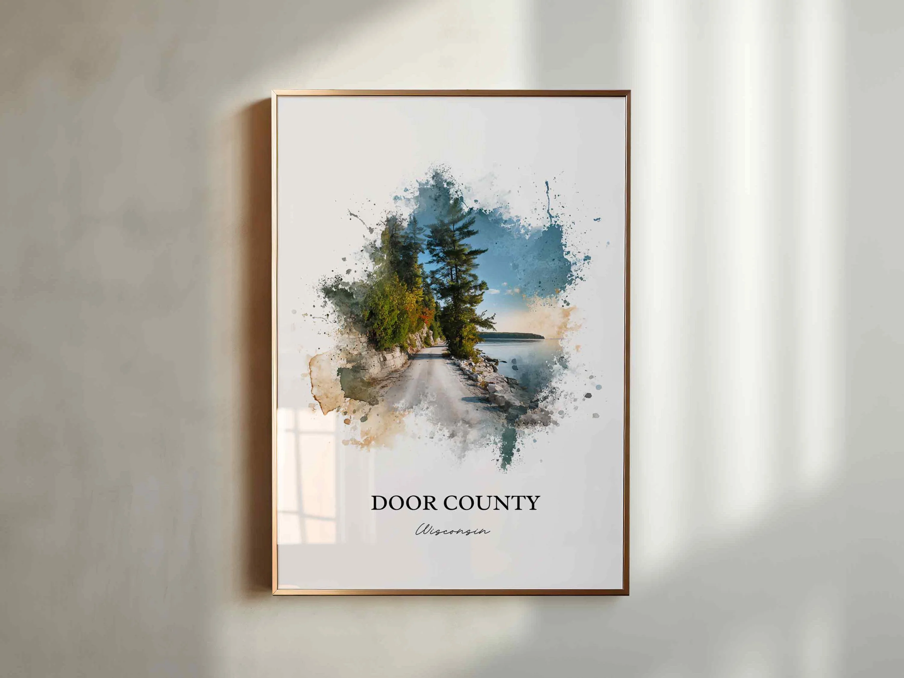 Door County, Wisconsin – Watercolor Art Print - Image 6