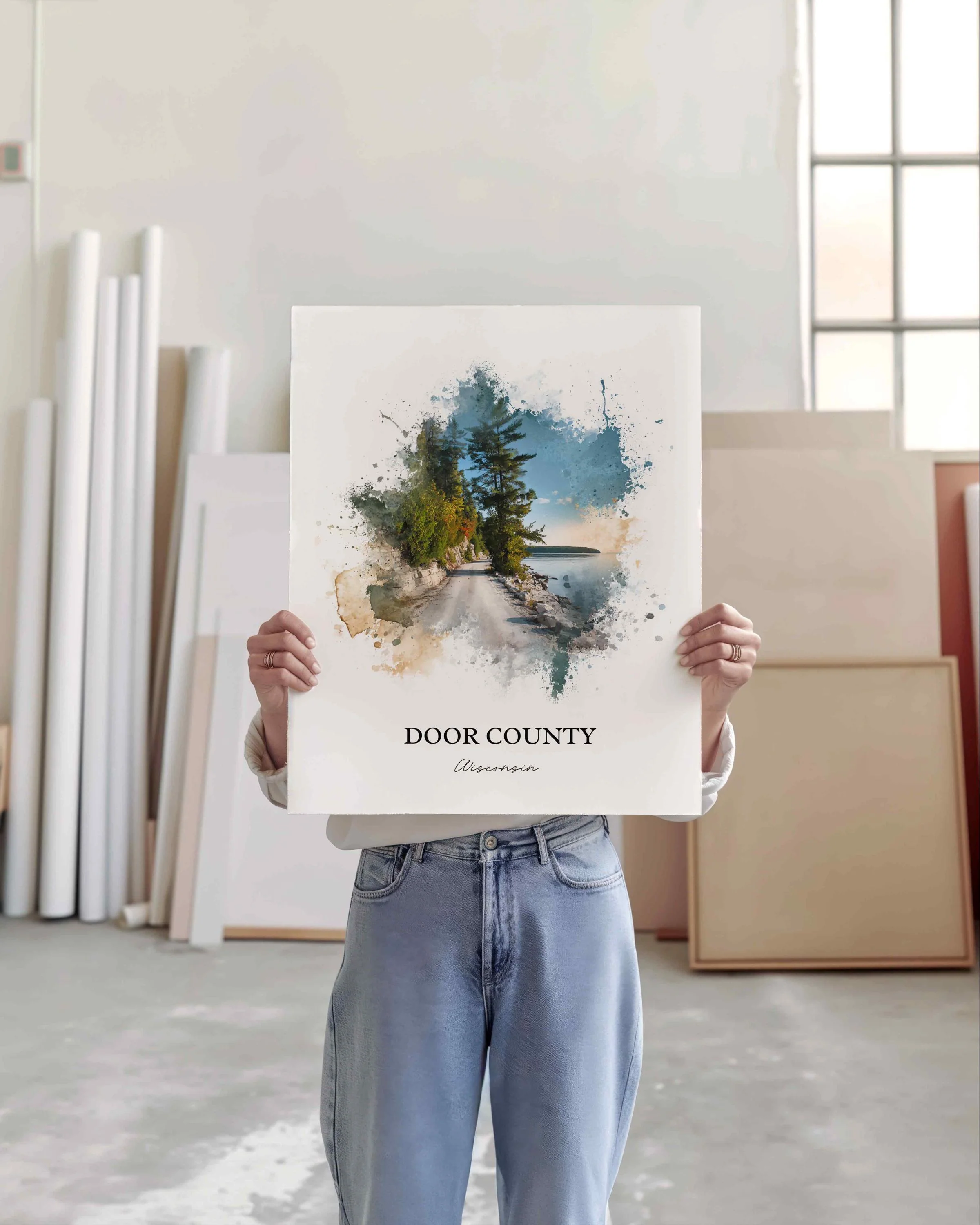 Door County, Wisconsin – Watercolor Art Print - Image 8