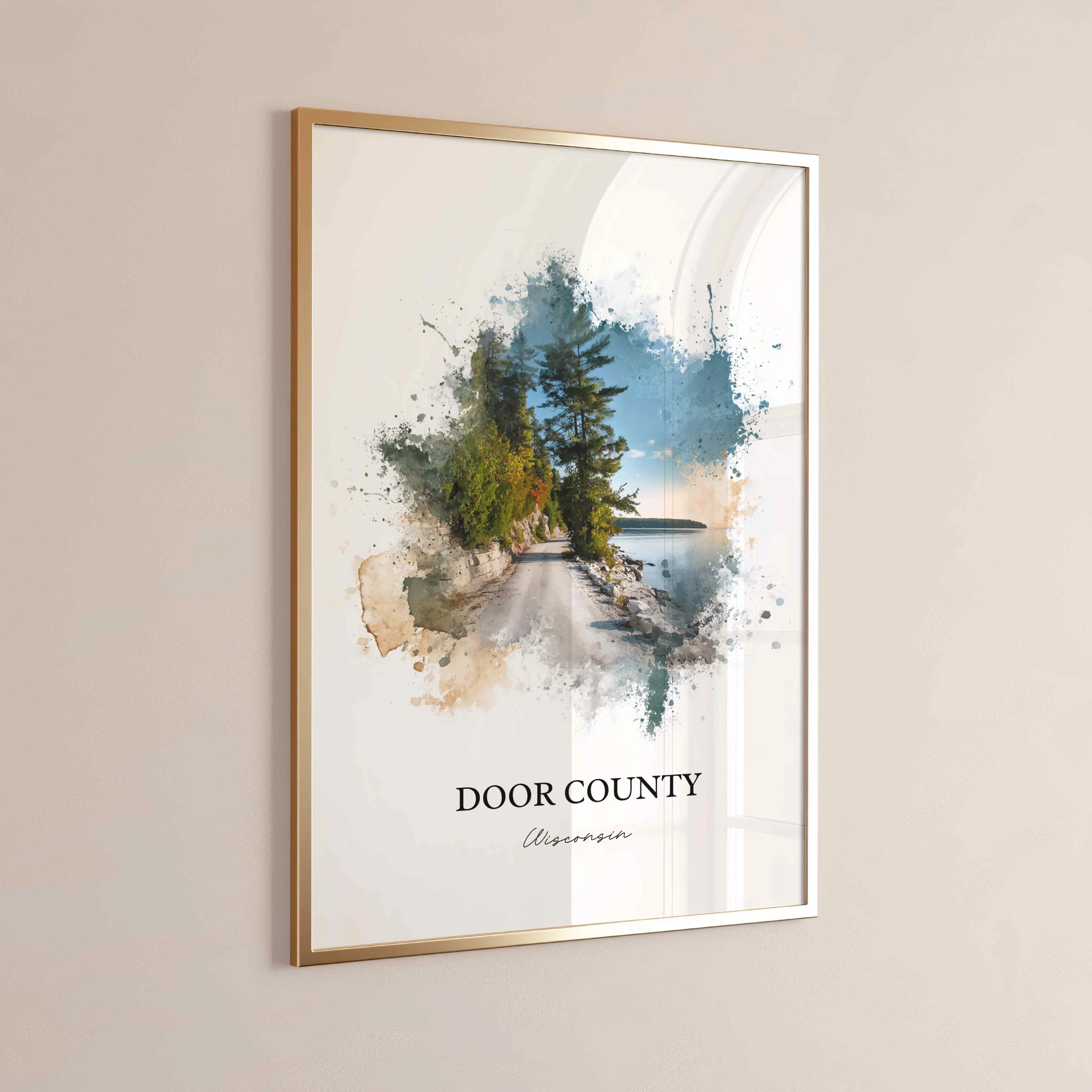 Door County, Wisconsin – Watercolor Art Print - Image 9