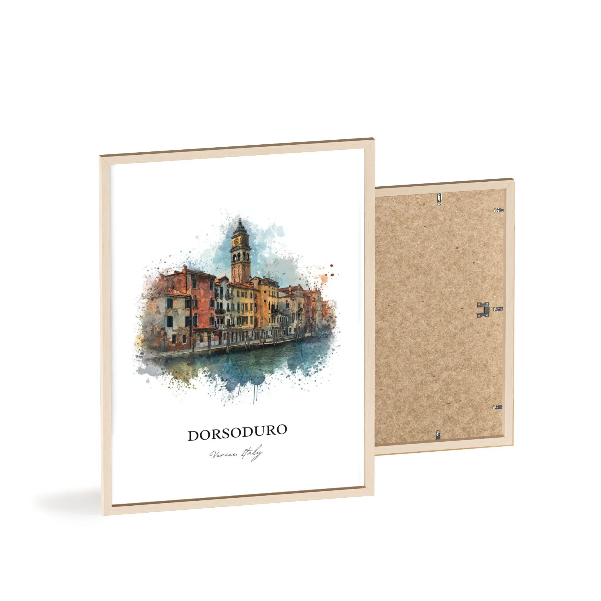 Dorsoduro, Venice Italy – Watercolor Art Print - Image 4