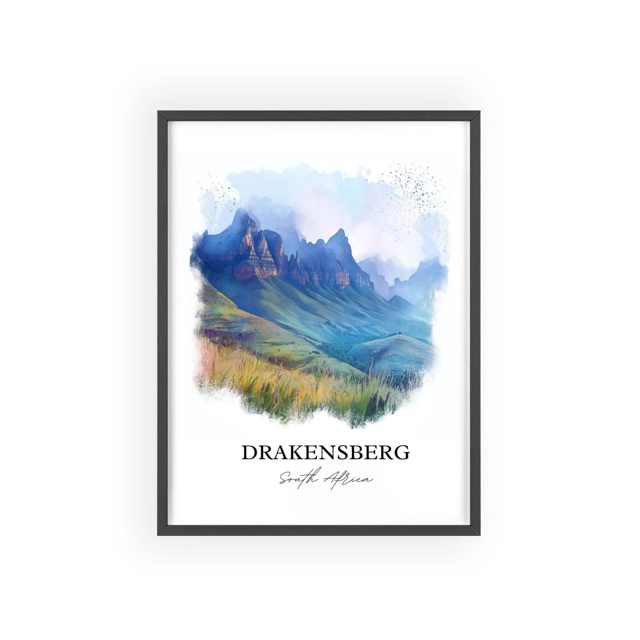Drakensberg, South Africa – Watercolor Art Print - Image 7