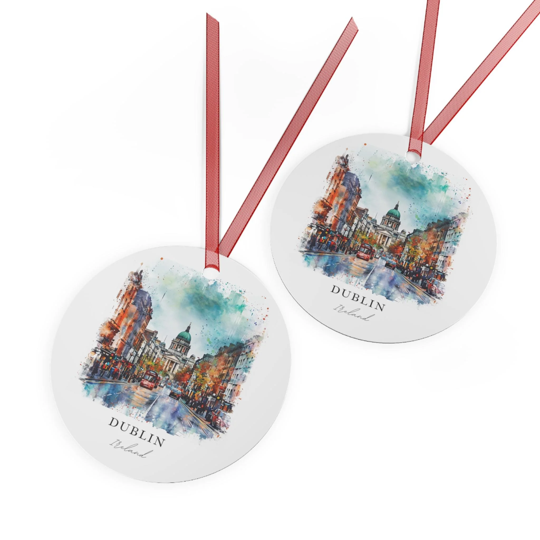 Dublin Ireland Ornament: Unique Dublin Souvenir, Dublin Xmas Decor, and Authentic Dublin Ireland Gift - Image 2