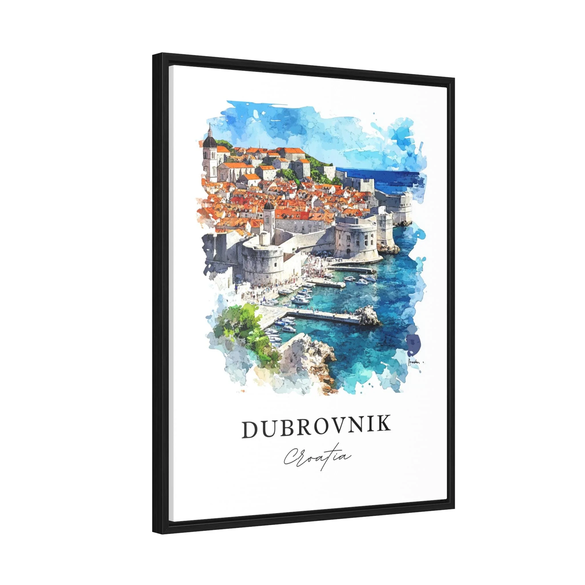 Dubrovnik, Croatia – Watercolor Art Print - Image 6