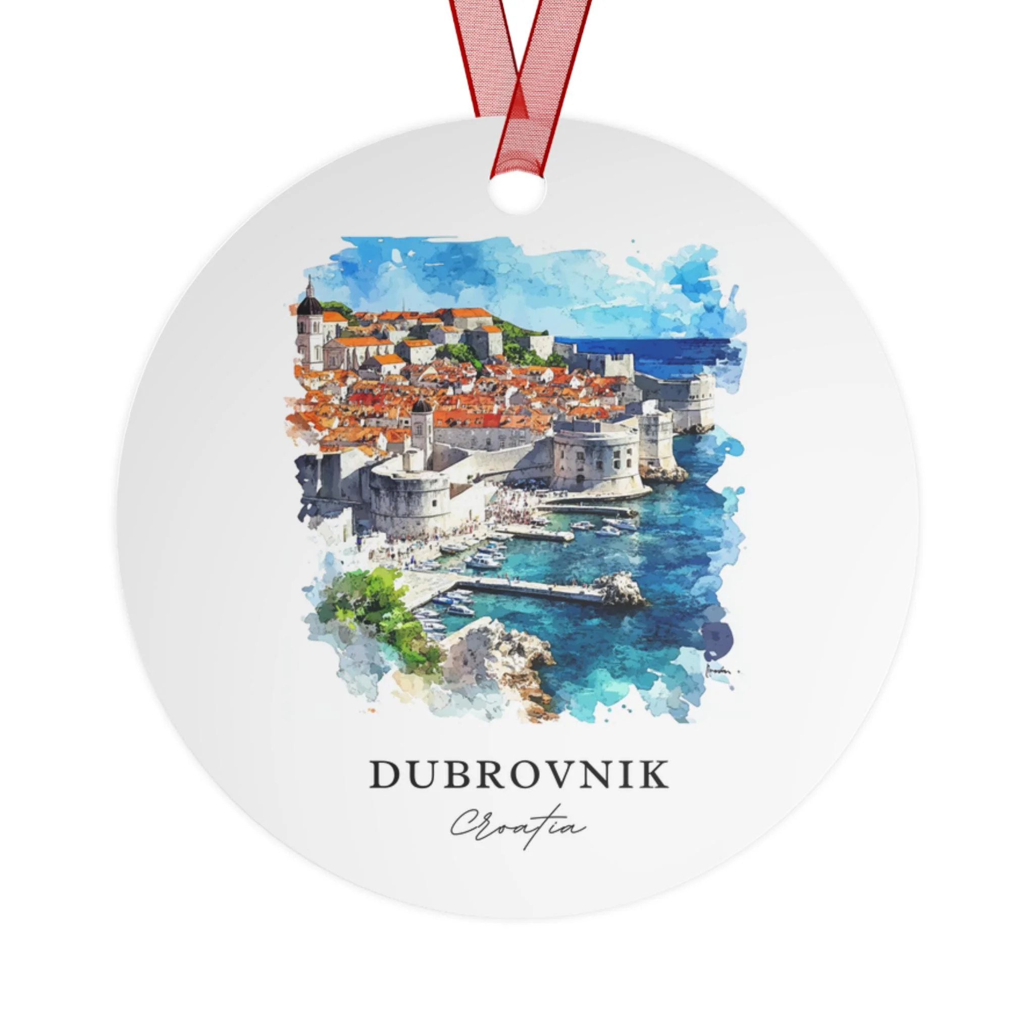 Dubrovnik Croatia Ornament: Unique Souvenir, Dubrovnik Xmas Decor, and Authentic Dubrovnik Gift - Image 2