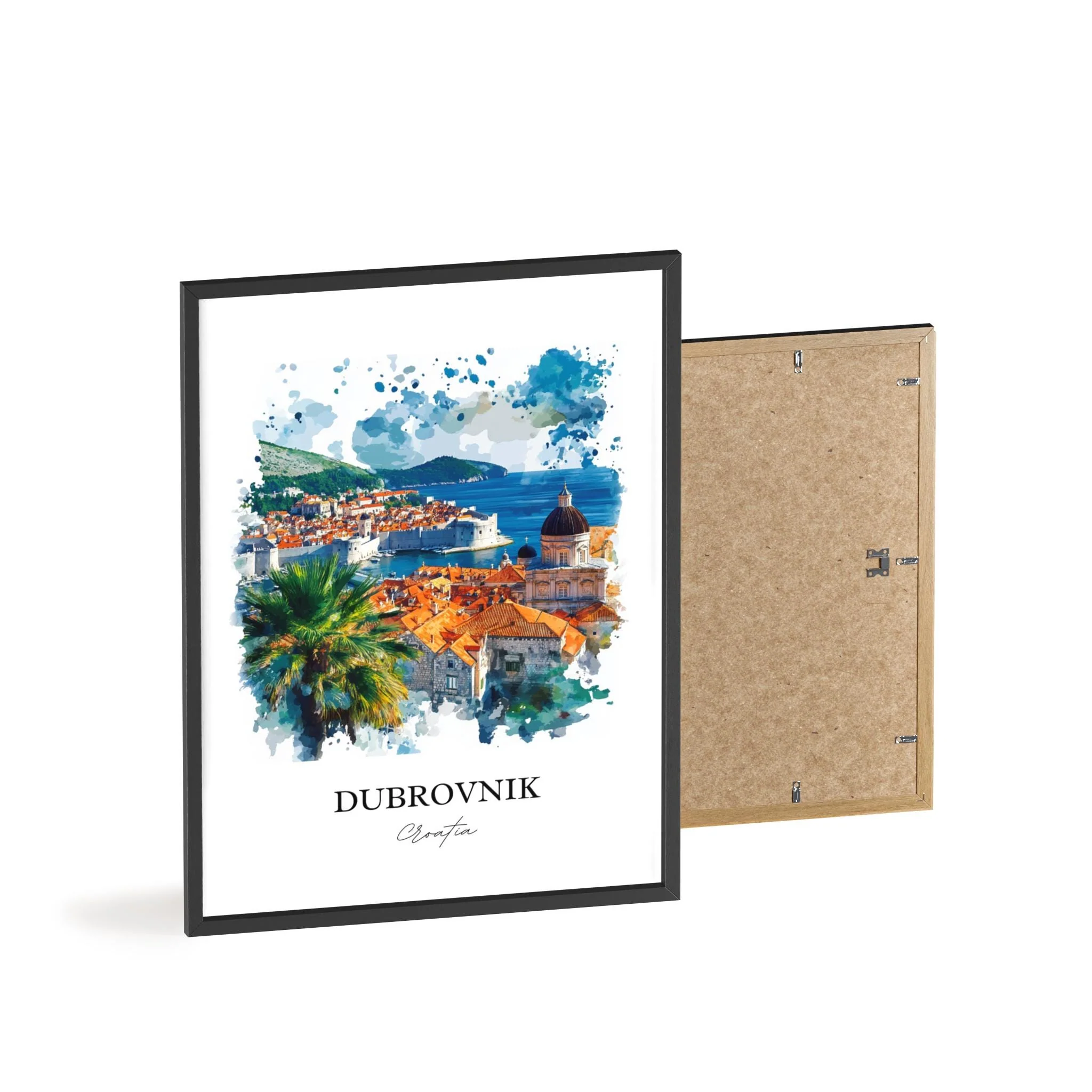 Dubrovnik, Croatia – Watercolor Art Print - Image 8
