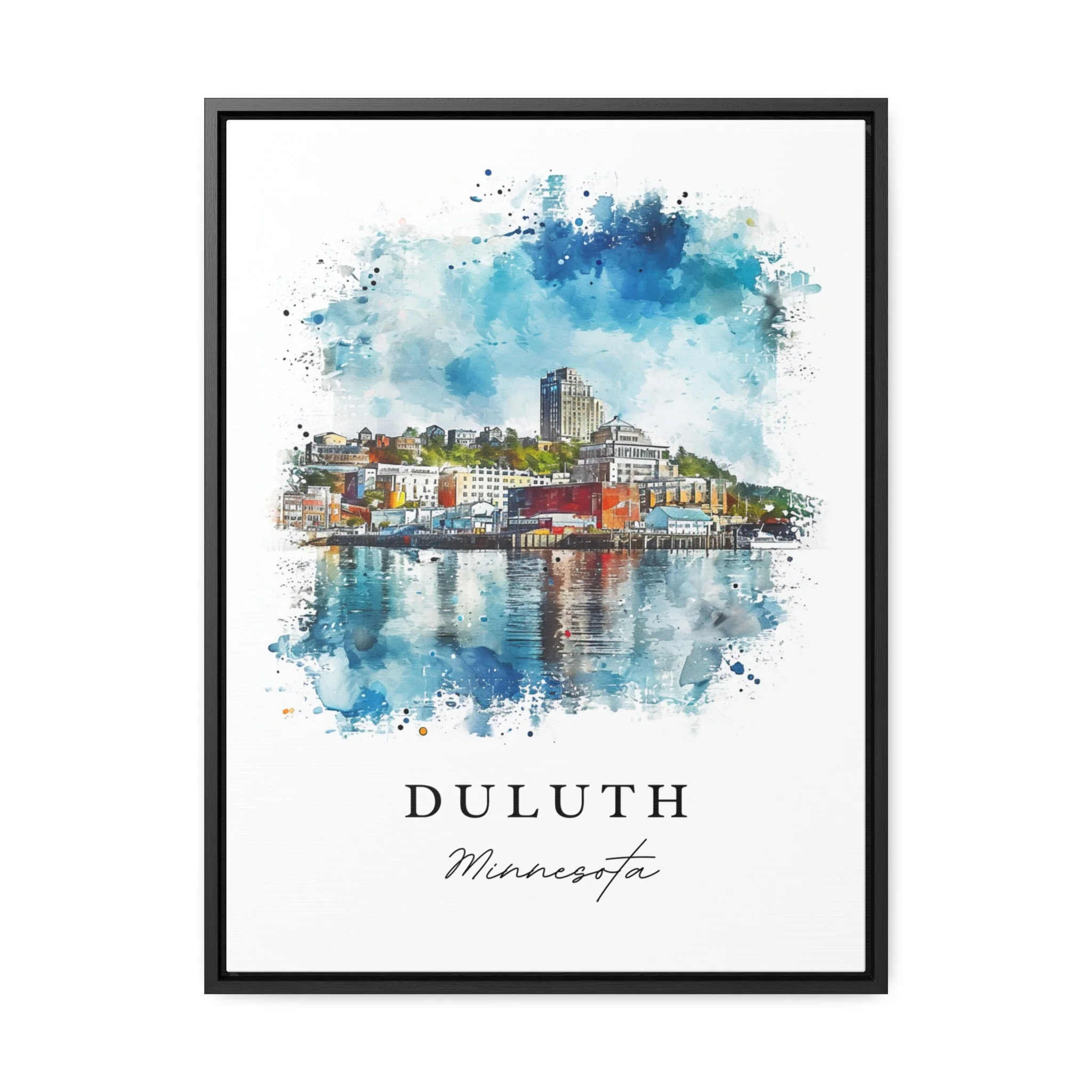 Duluth, MN, Minnesota – Watercolor Art Print - Image 6