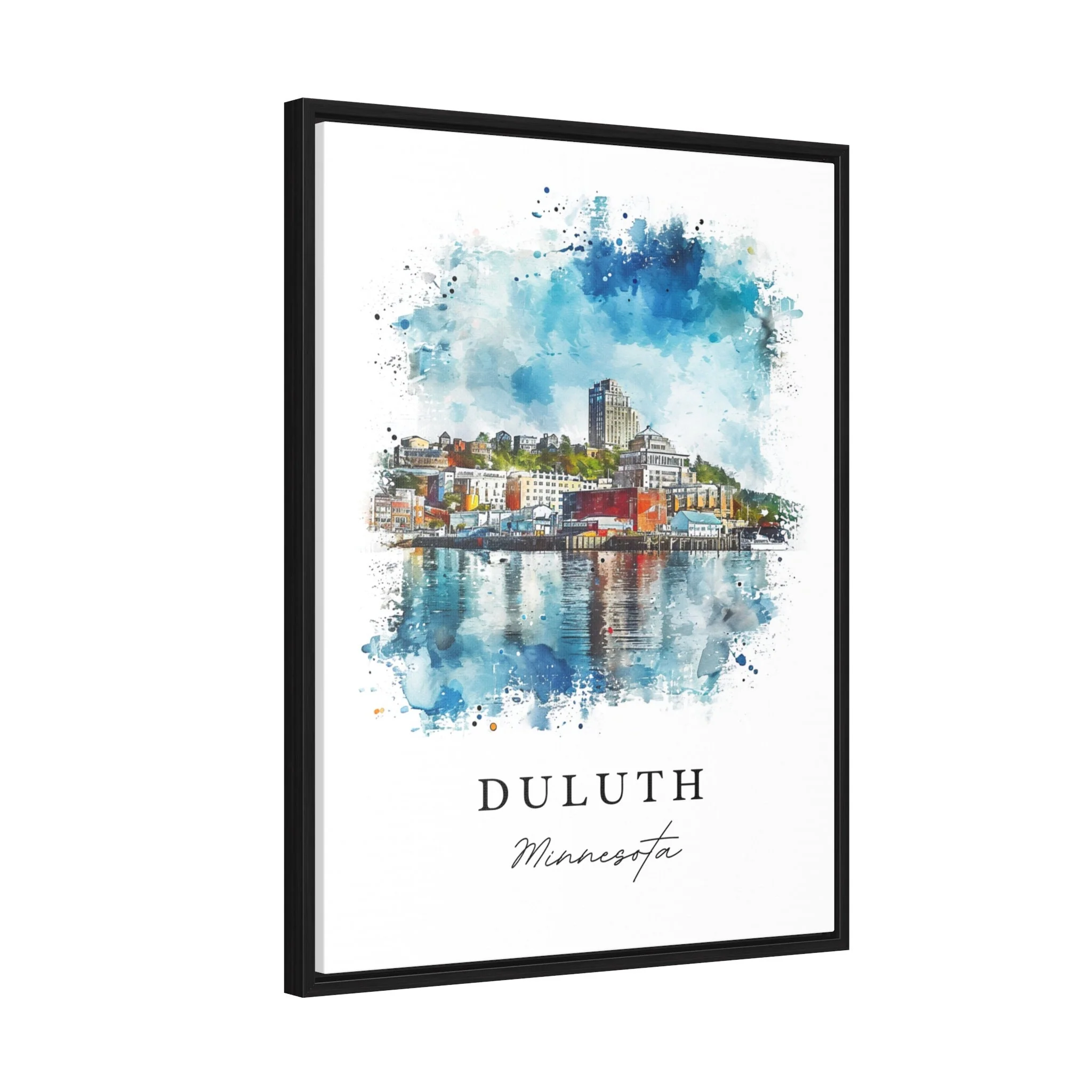Duluth, MN, Minnesota – Watercolor Art Print - Image 7