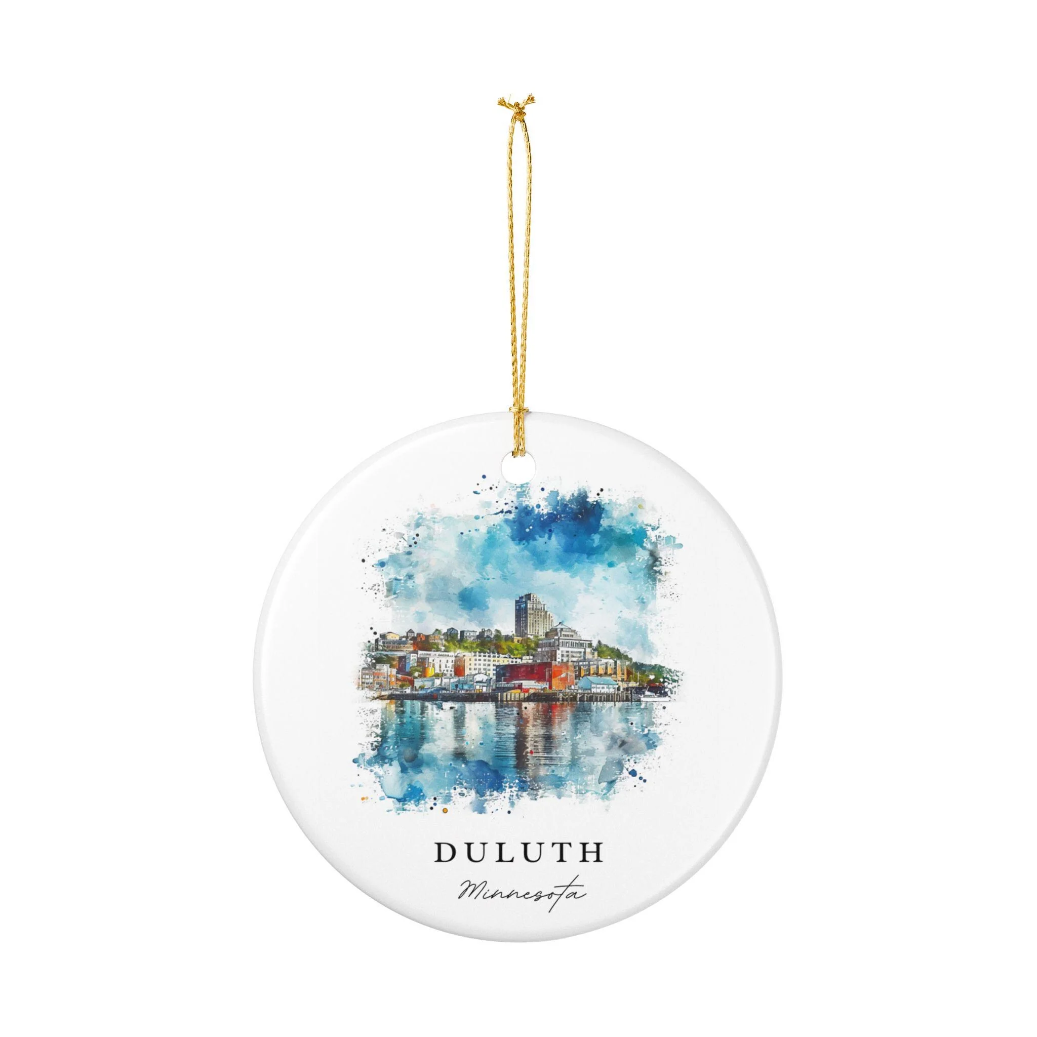 Duluth Ornament: Unique Duluth Minnesota Souvenir, Minnesota Xmas Decor, and Authentic Duluth MN Gift - Image 2