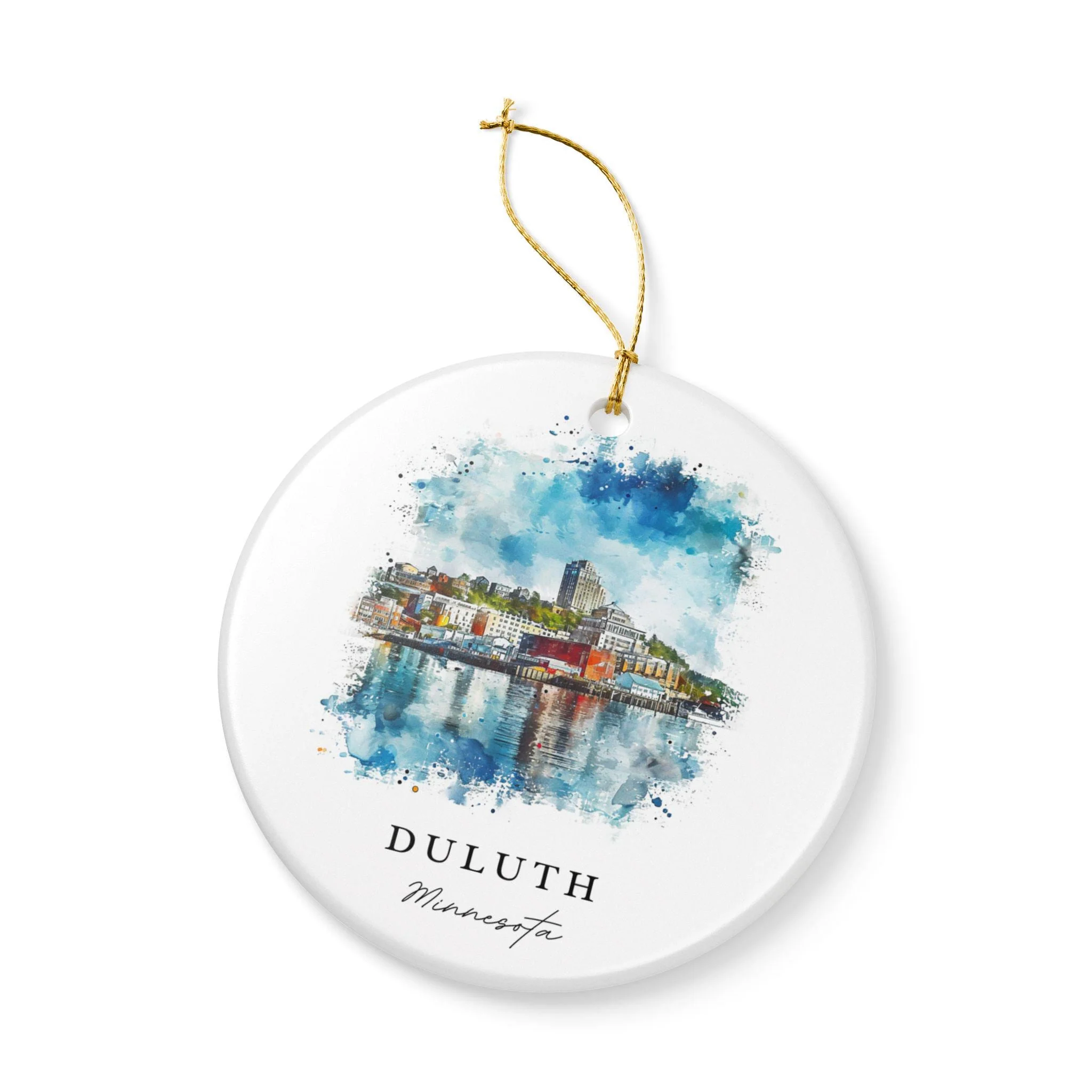 Duluth Ornament: Unique Duluth Minnesota Souvenir, Minnesota Xmas Decor, and Authentic Duluth MN Gift - Image 3
