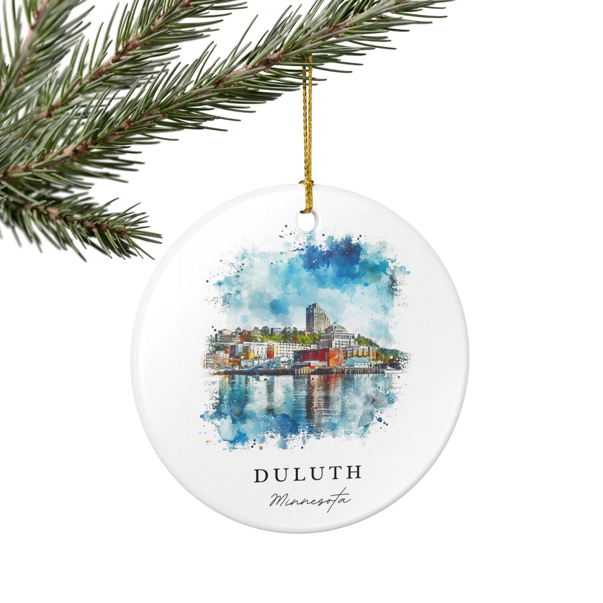 Duluth Ornament: Unique Duluth Minnesota Souvenir, Minnesota Xmas Decor, and Authentic Duluth MN Gift - Image 5