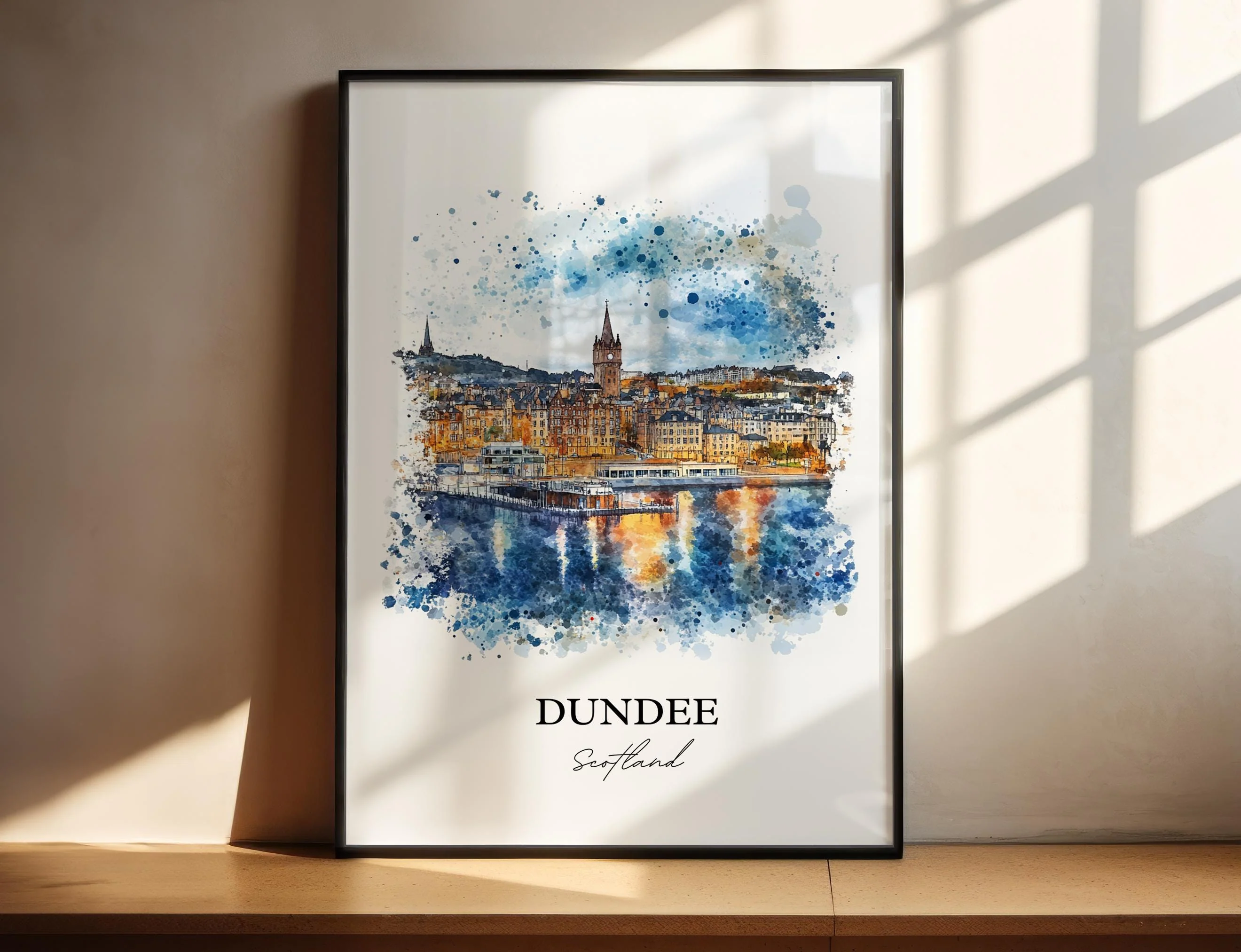 Dundee, Scotland – Watercolor Art Print