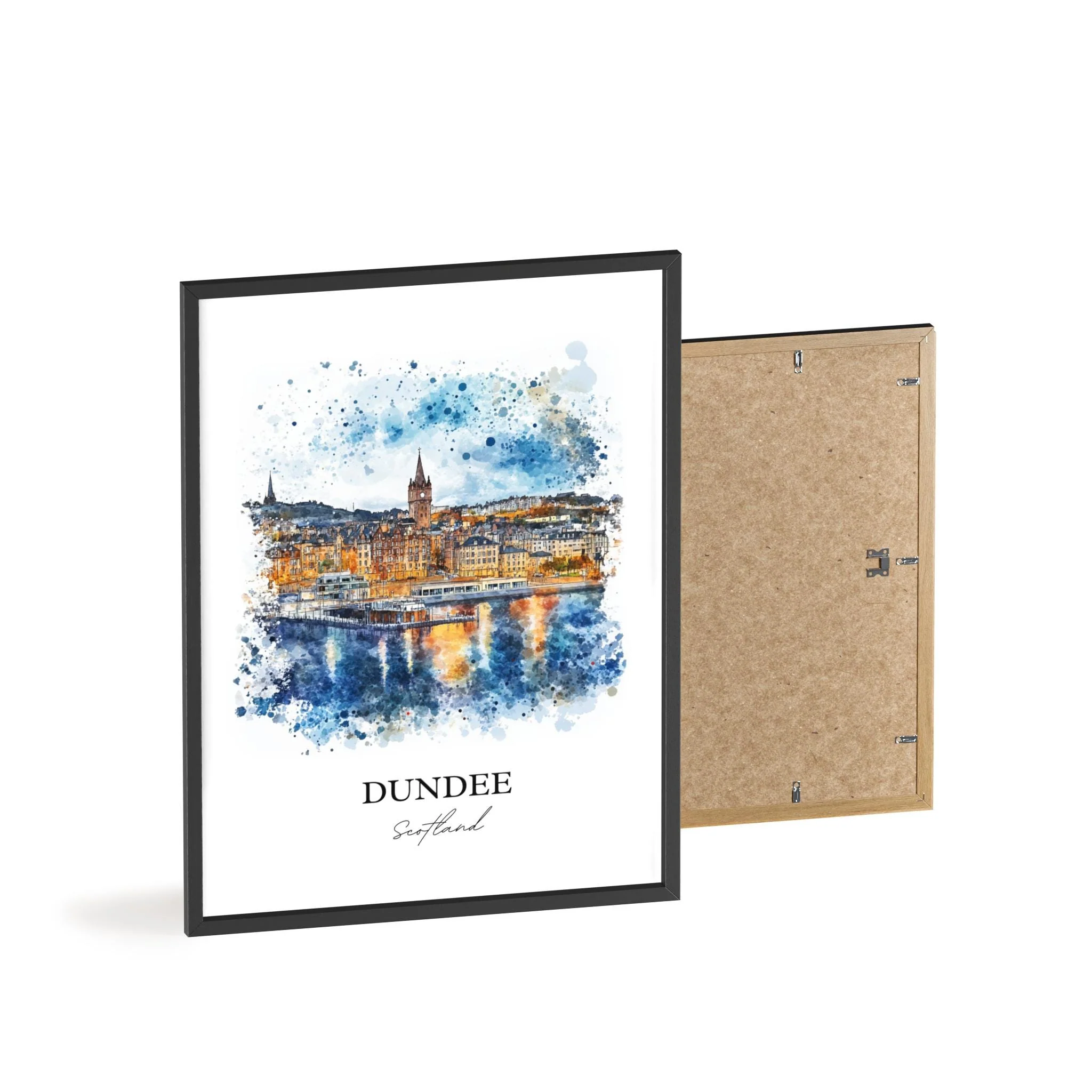 Dundee, Scotland – Watercolor Art Print - Image 8