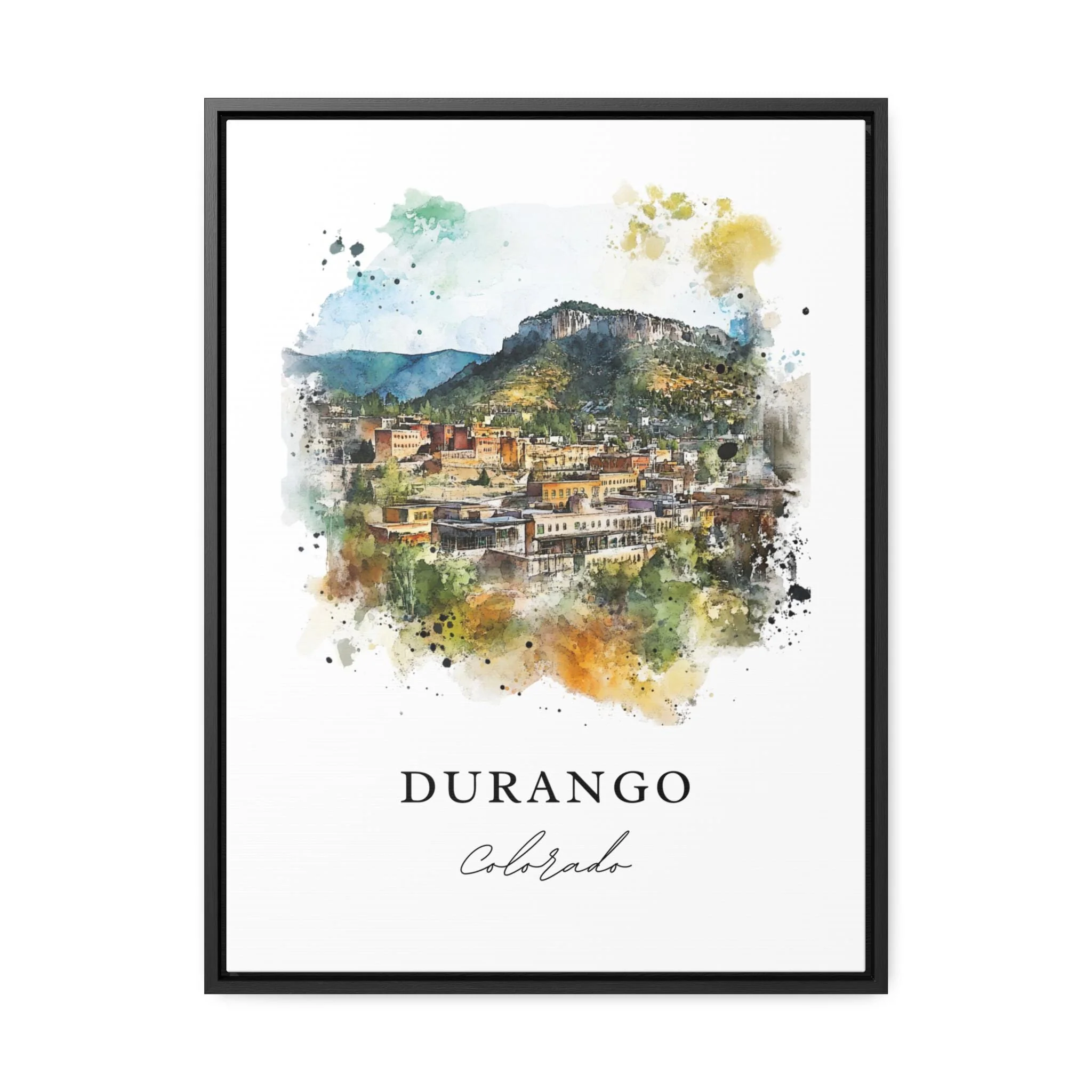 Durango, Colorado, Colorado – Watercolor Art Print - Image 5
