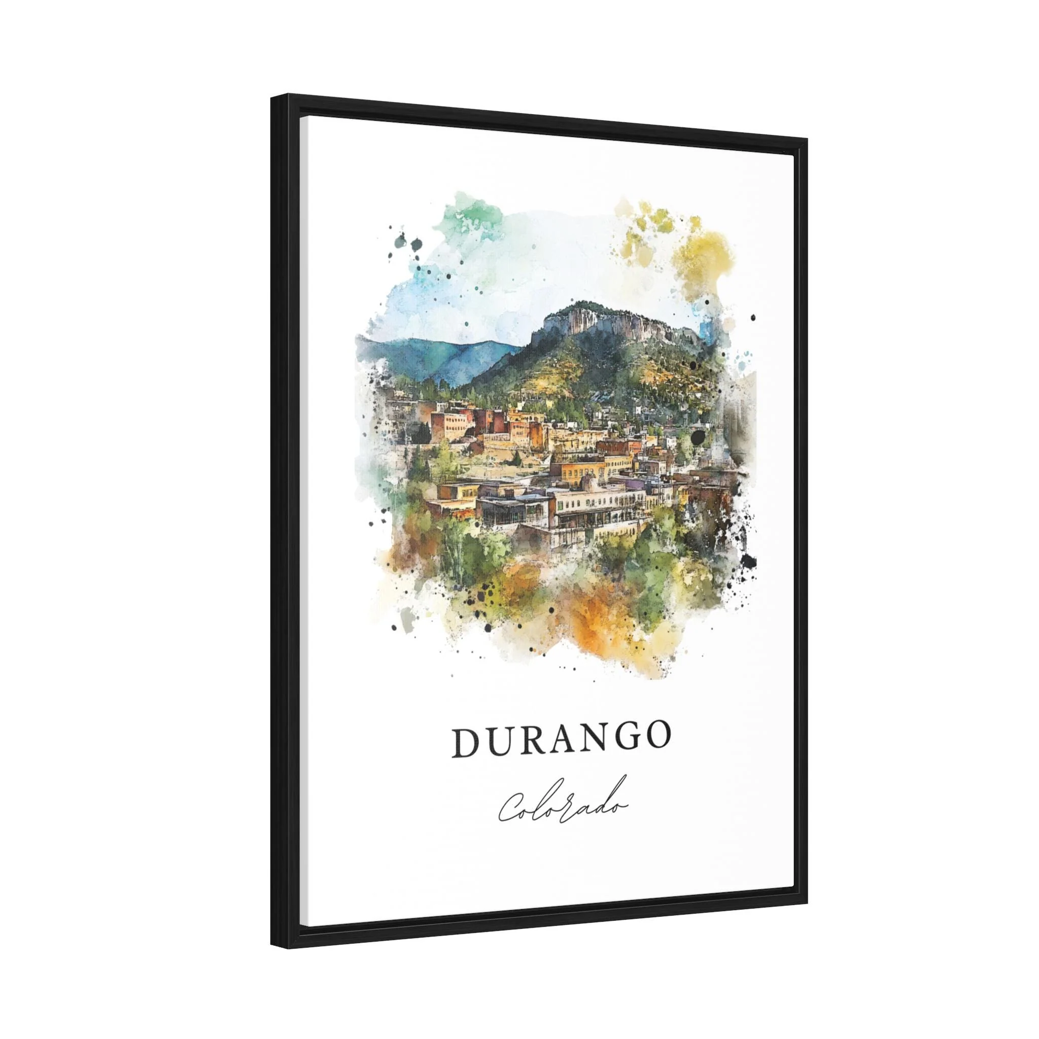 Durango, Colorado, Colorado – Watercolor Art Print - Image 6