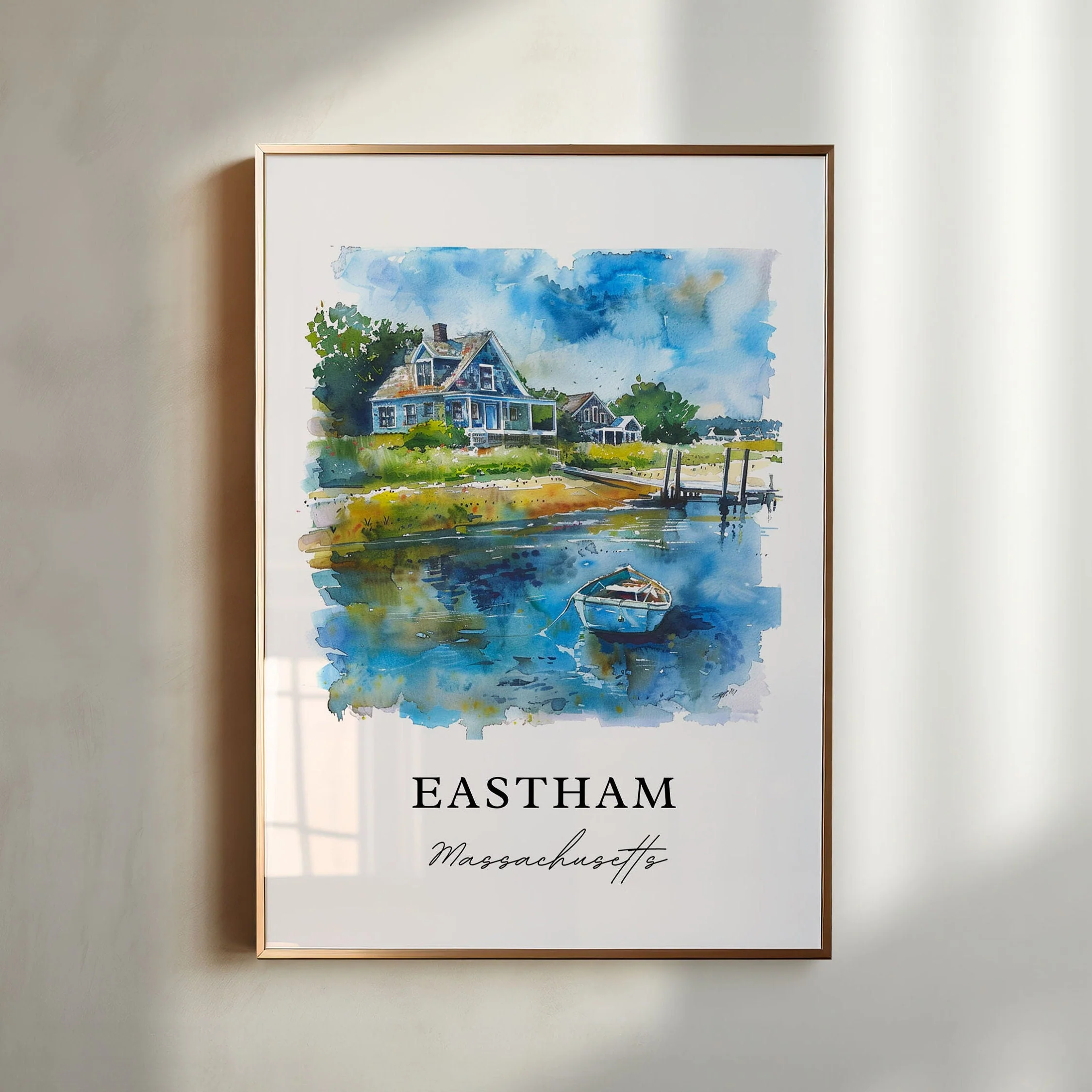 Eastham, USA – Watercolor Art Print