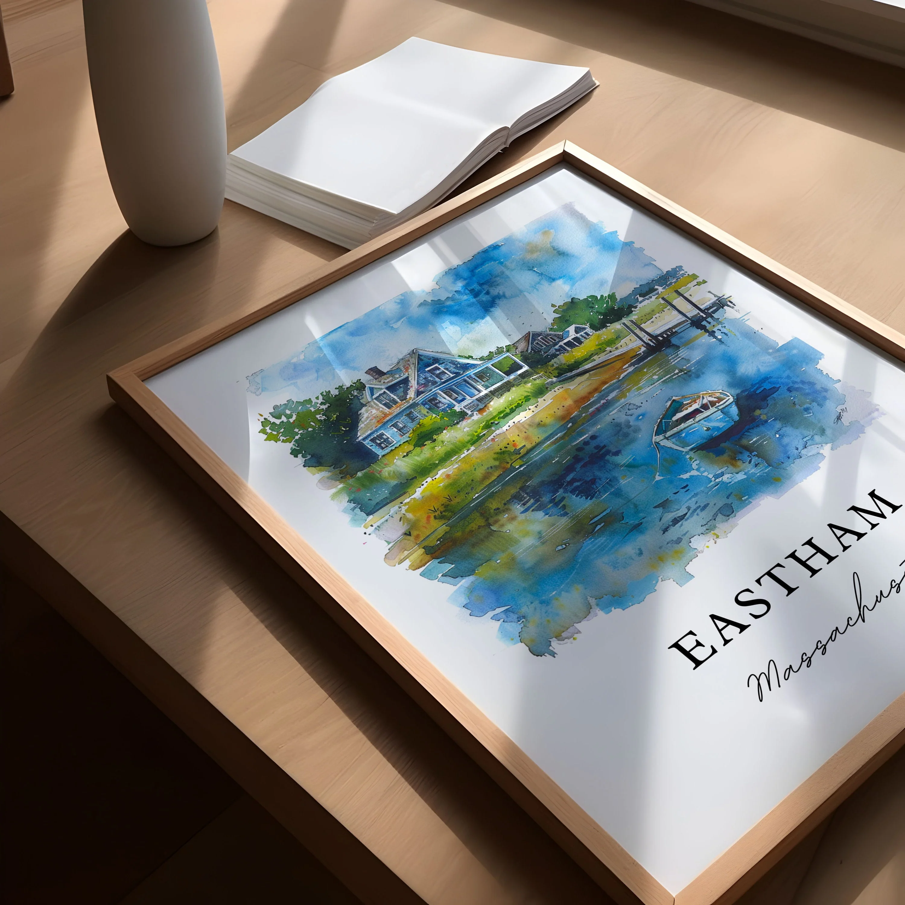 Eastham, USA – Watercolor Art Print - Image 3