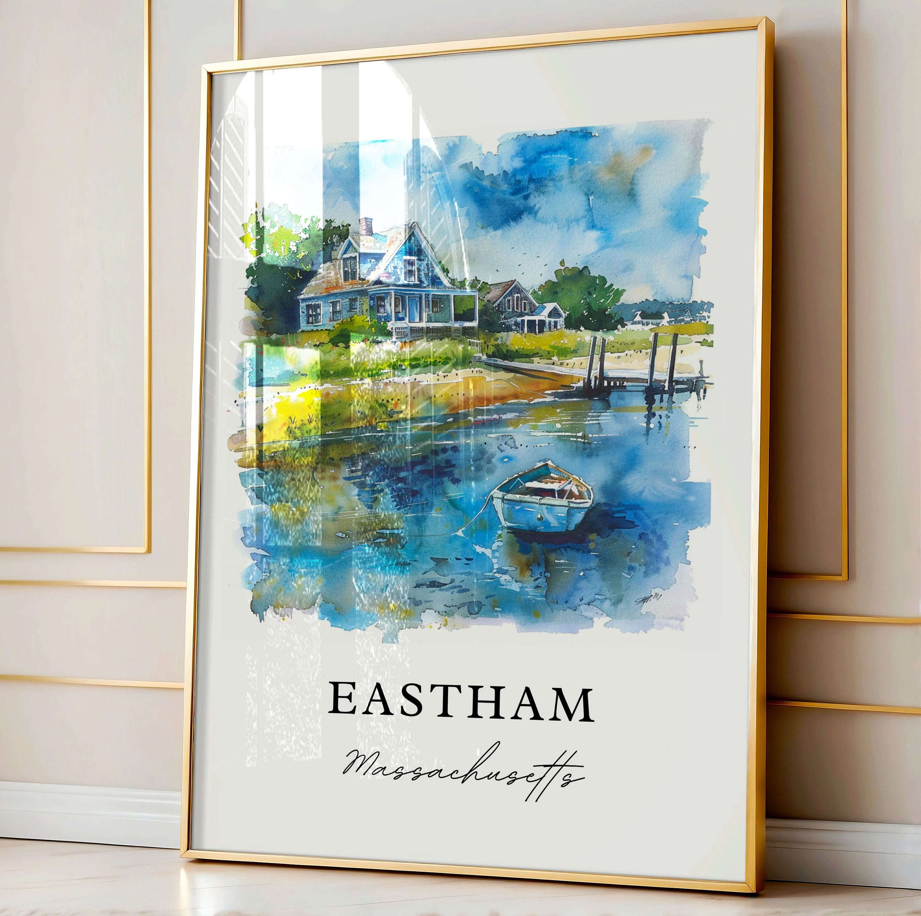 Eastham, USA – Watercolor Art Print - Image 4