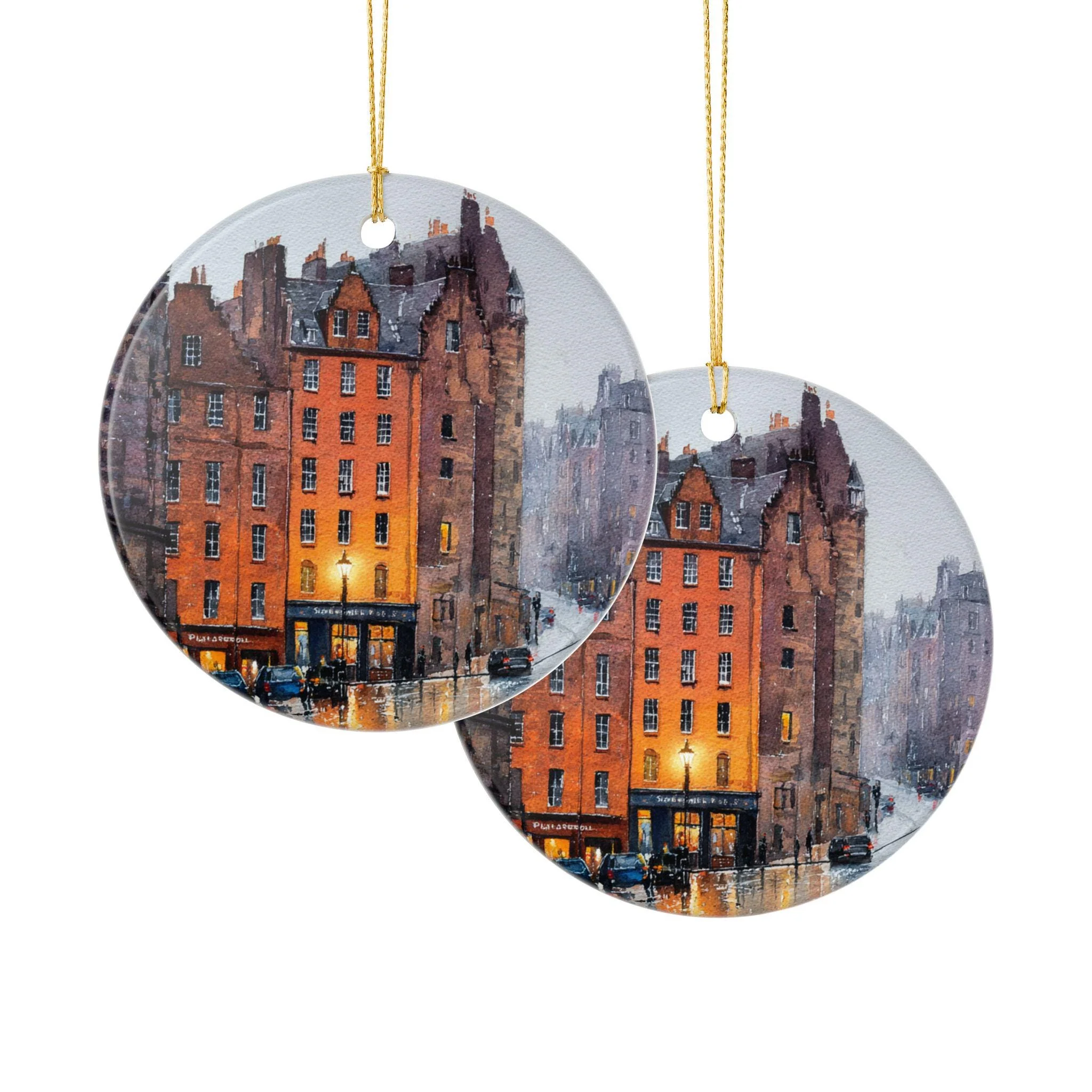 Edinburgh Ornament: Unique Edinburgh Scotland Souvenir, Scotland Xmas Decor, and Authentic Edinburgh Gift - Image 3