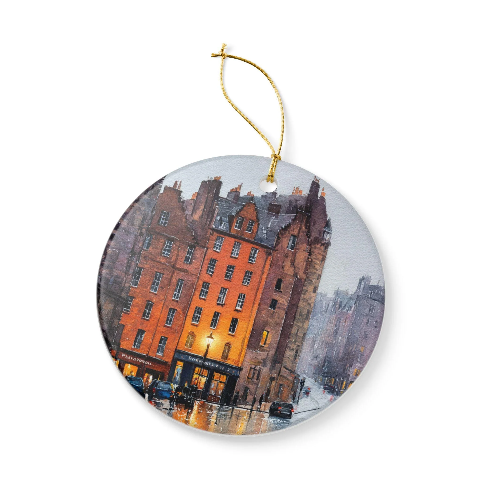 Edinburgh Ornament: Unique Edinburgh Scotland Souvenir, Scotland Xmas Decor, and Authentic Edinburgh Gift - Image 4