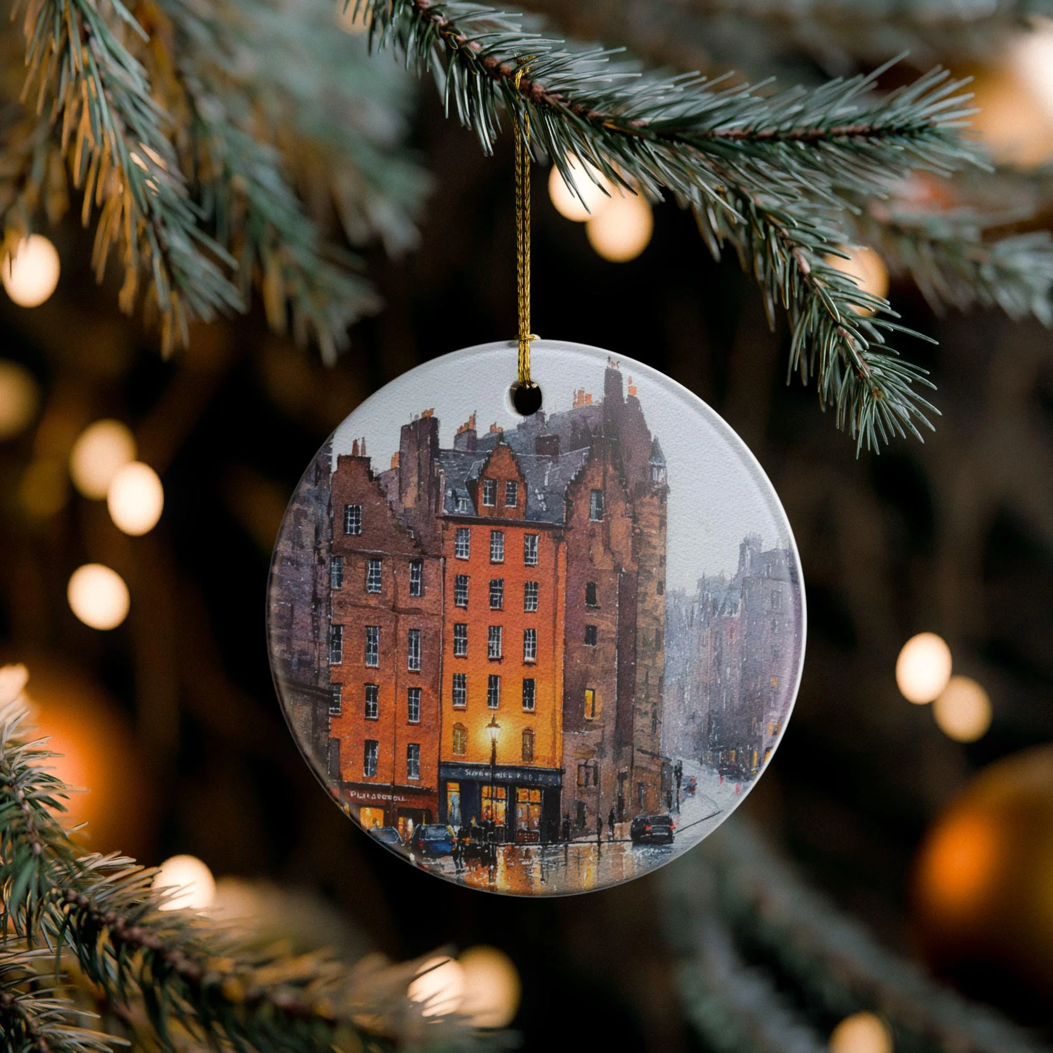 Edinburgh Ornament: Unique Edinburgh Scotland Souvenir, Scotland Xmas Decor, and Authentic Edinburgh Gift - Image 5