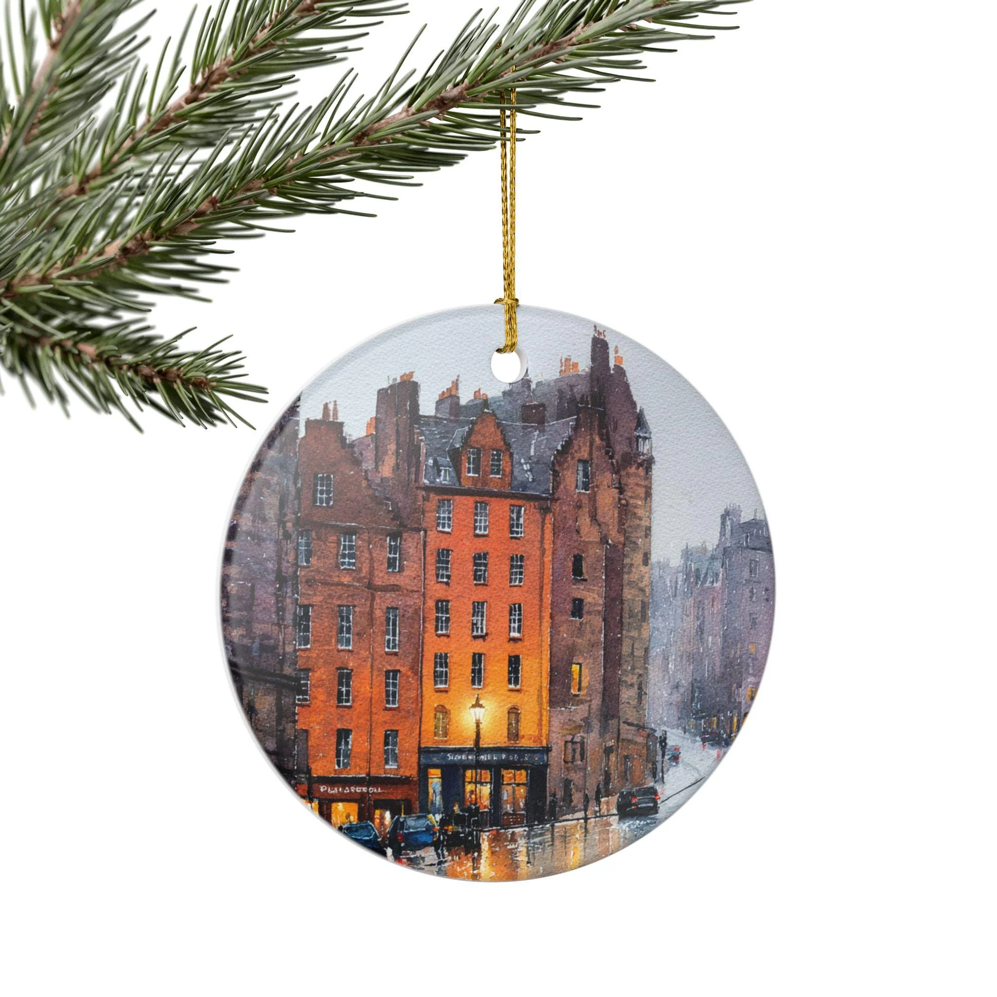 Edinburgh Ornament: Unique Edinburgh Scotland Souvenir, Scotland Xmas Decor, and Authentic Edinburgh Gift - Image 6