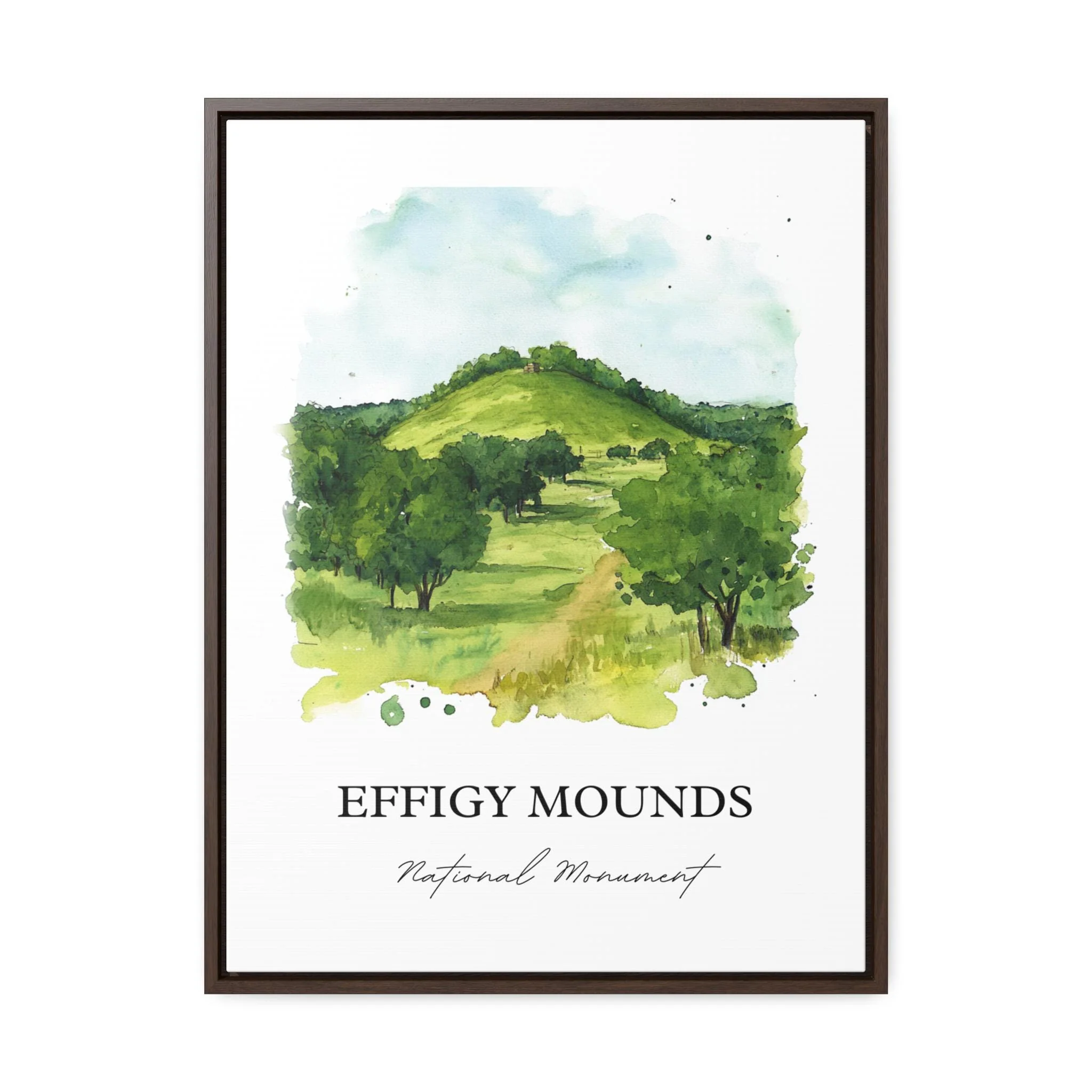 Harpers Ferry, Iowa – Watercolor Art Print - Image 7