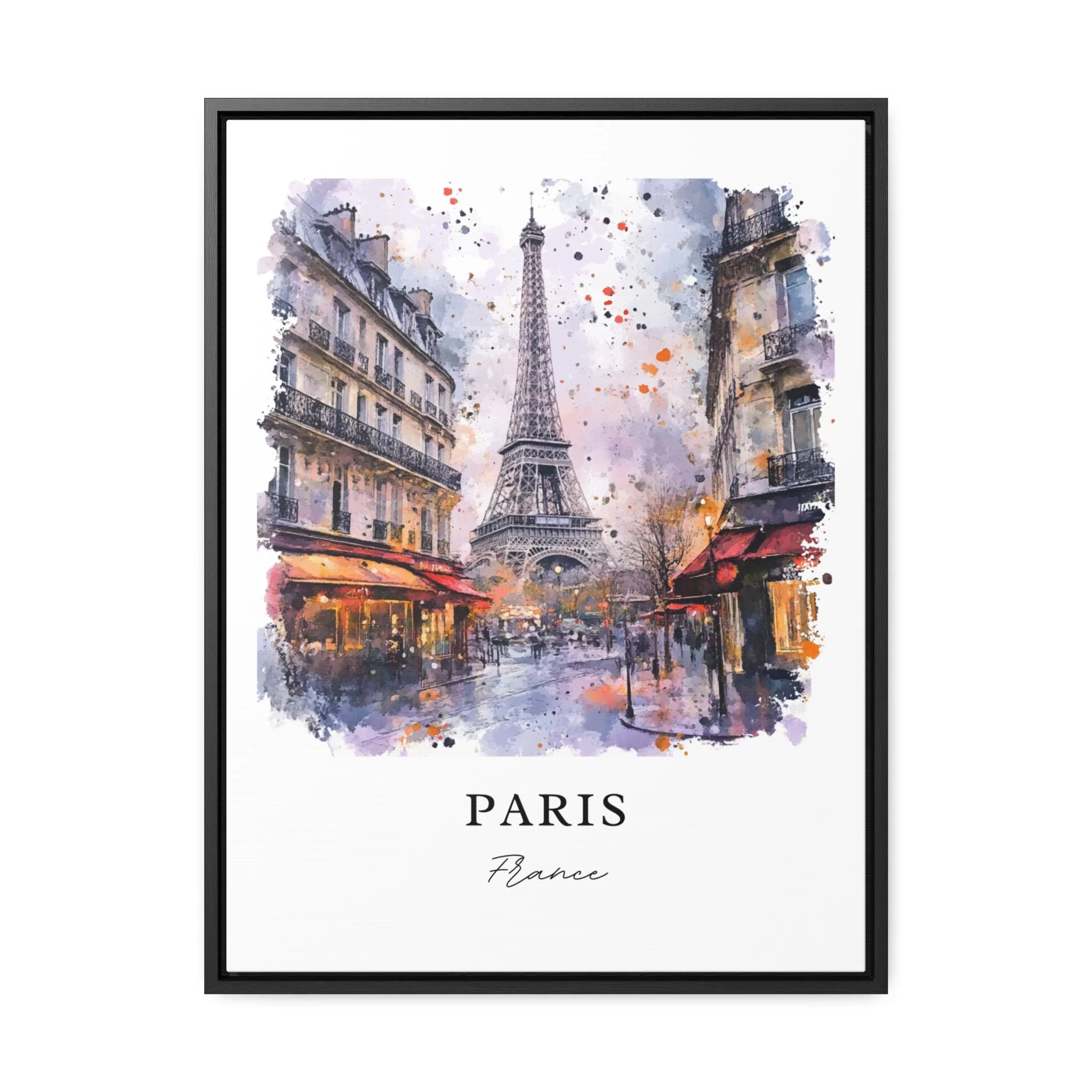 Eiffel Tower, Paris, France – Watercolor Art Print - Image 6