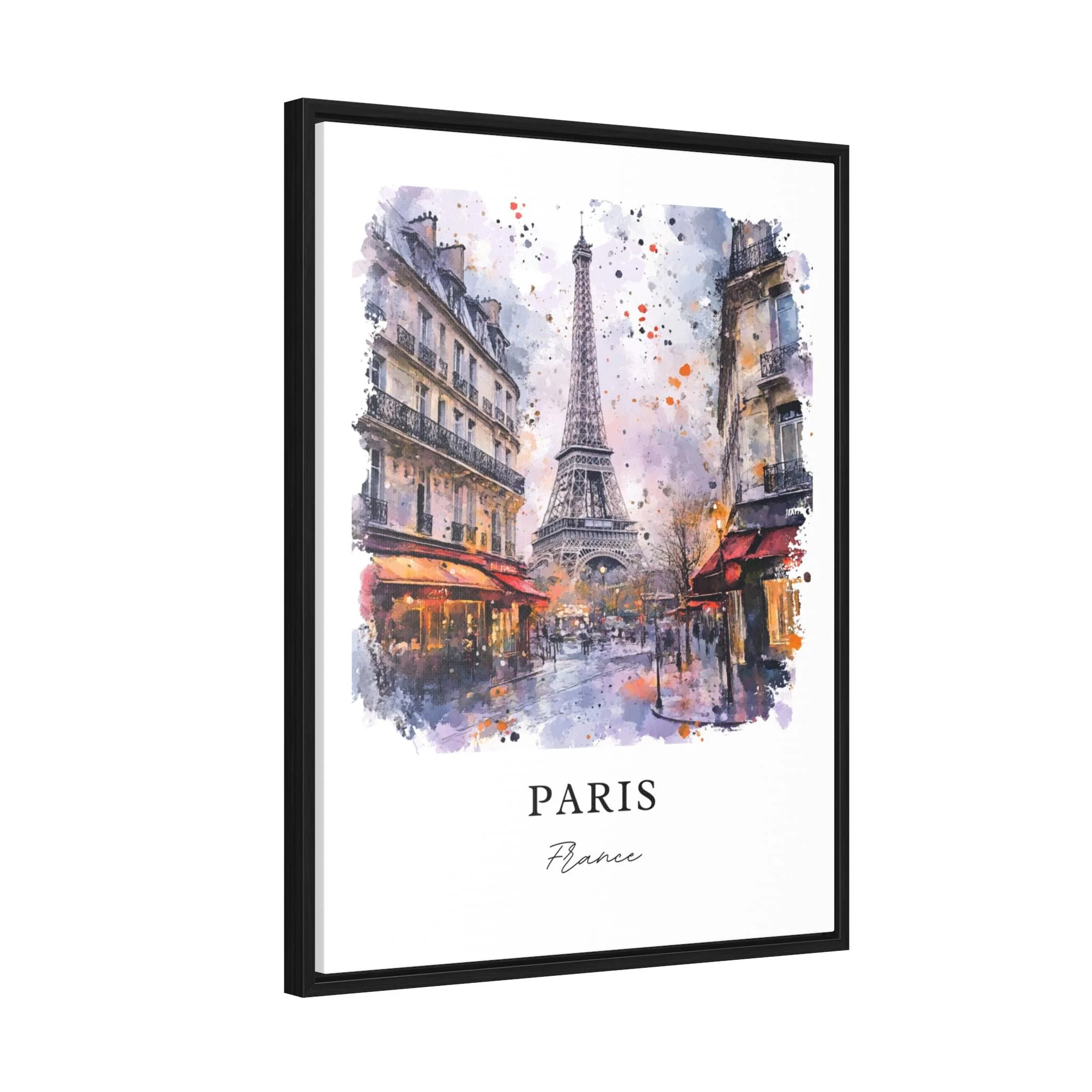 Eiffel Tower, Paris, France – Watercolor Art Print - Image 7