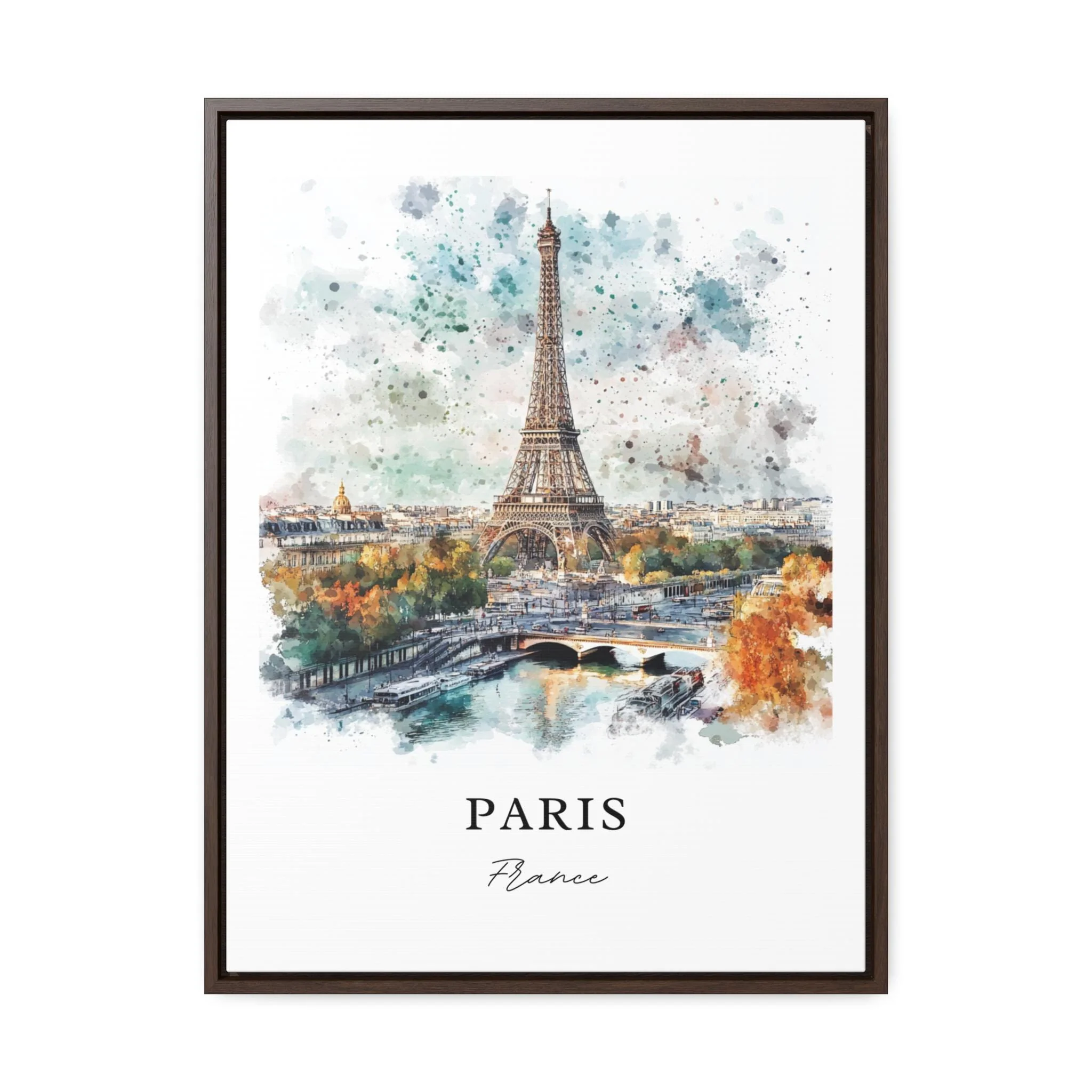 Eiffel Tower, France – Watercolor Art Print - Image 6
