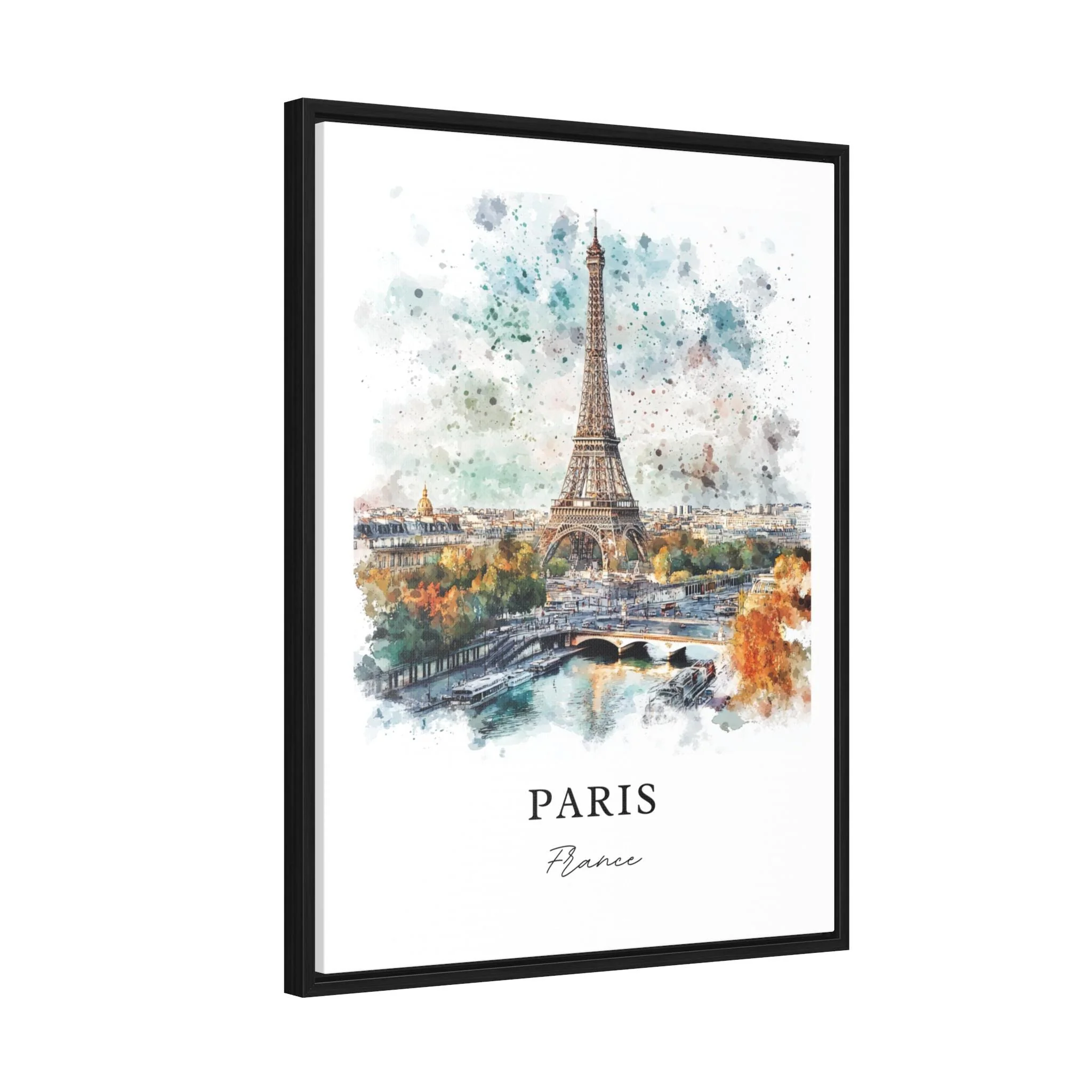 Eiffel Tower, France – Watercolor Art Print - Image 7