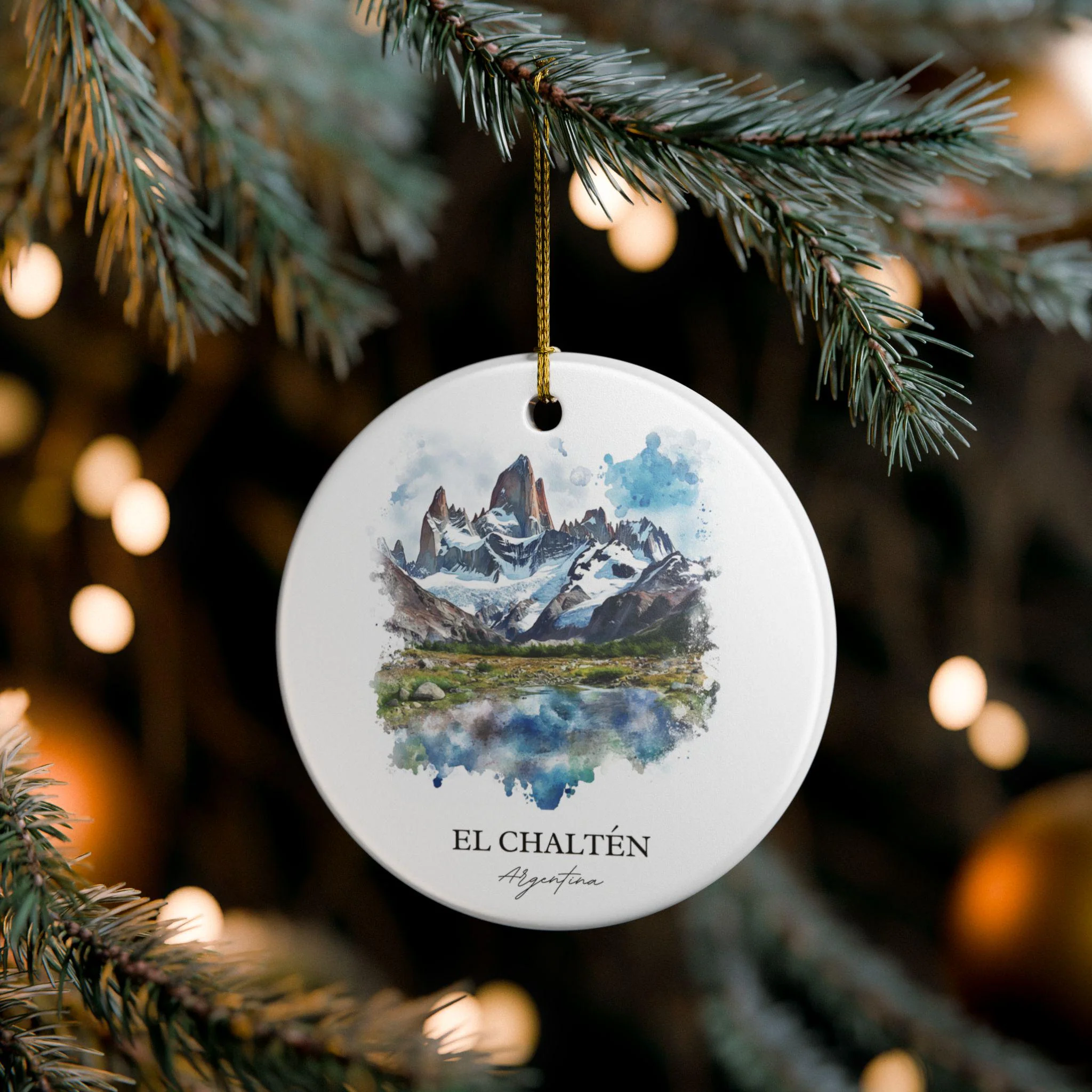 El Chalten Ornament: Unique El Chalten Argentina Souvenir, Argentina Xmas Decor, and Authentic Argentina Gift - Image 4