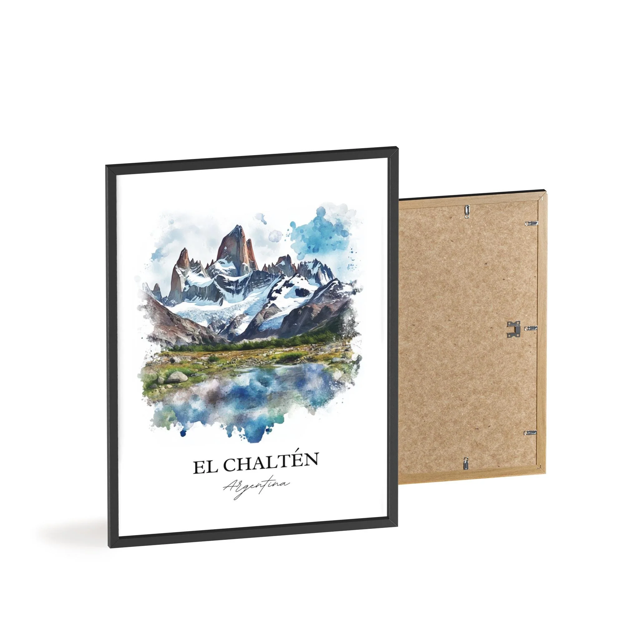 El Chaltén, Argentina – Watercolor Art Print - Image 8