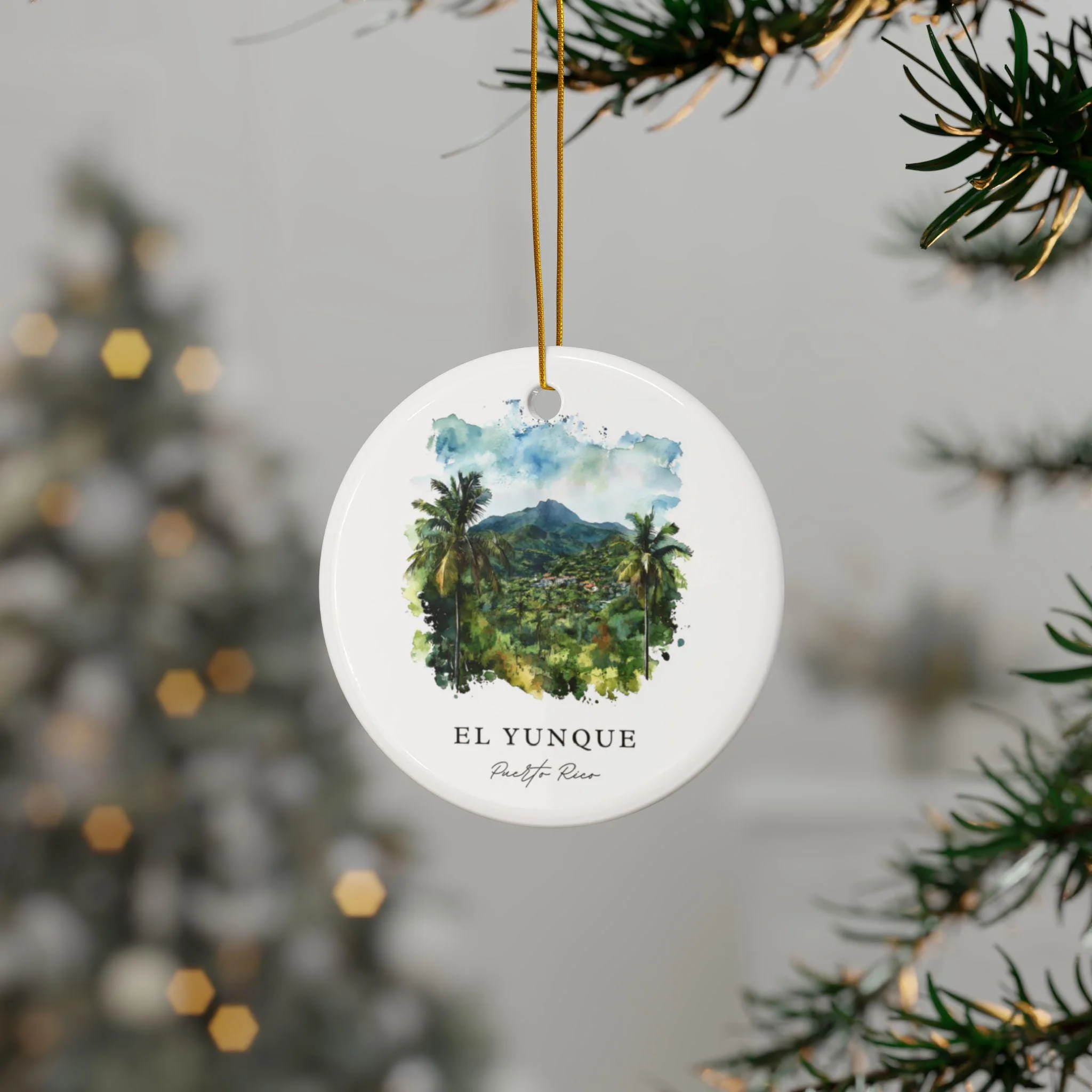 El Yunque PR Ornament: Unique El Yunque Souvenir, El Yunque Decor, and Authentic El Yunque Puerto Rico Gift - Image 3
