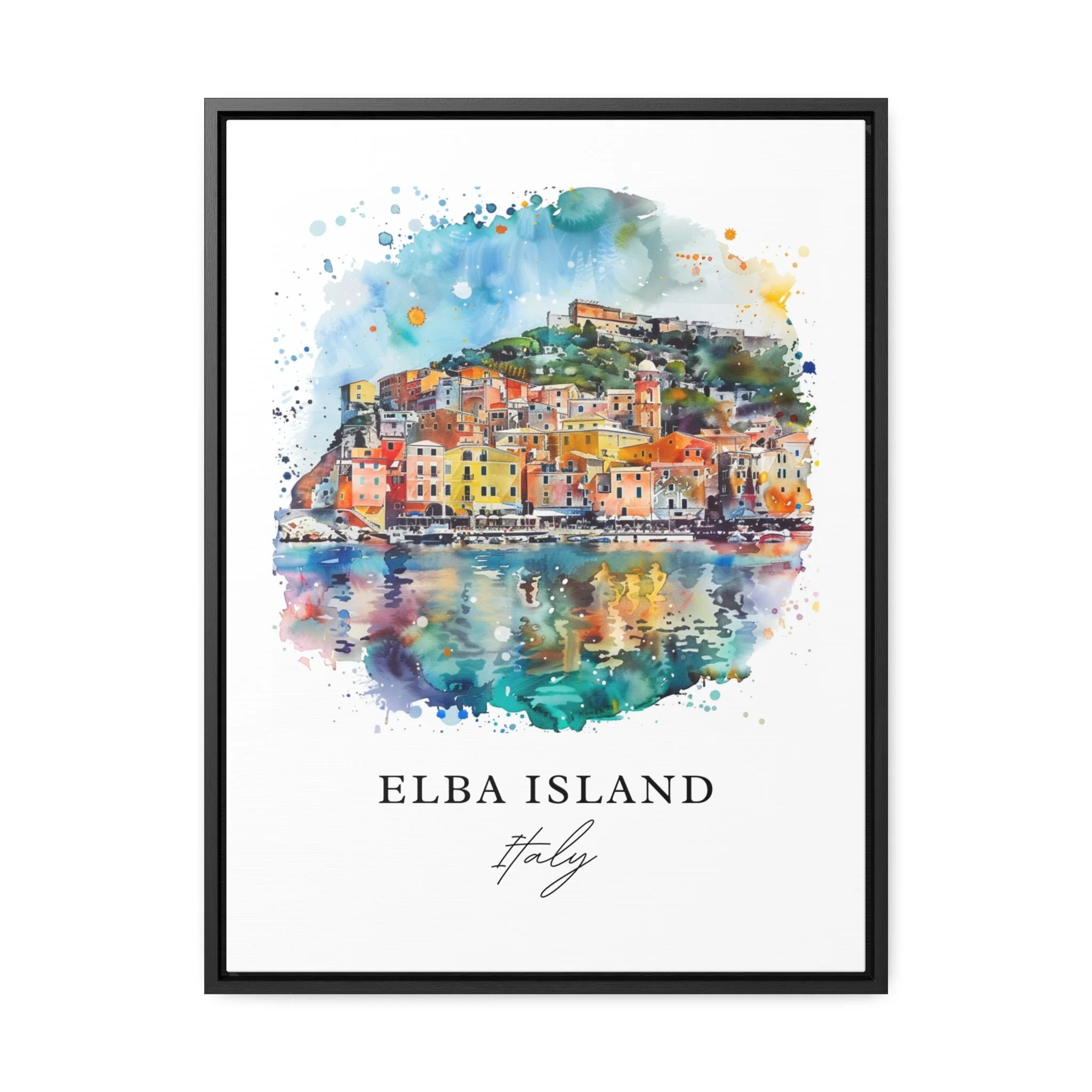 Elba Island, Italy – Watercolor Art Print - Image 5