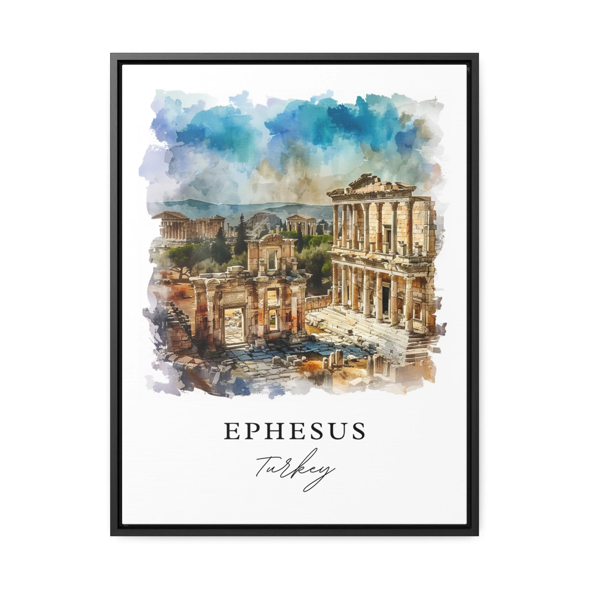Ephesus, Turkey – Watercolor Art Print - Image 6