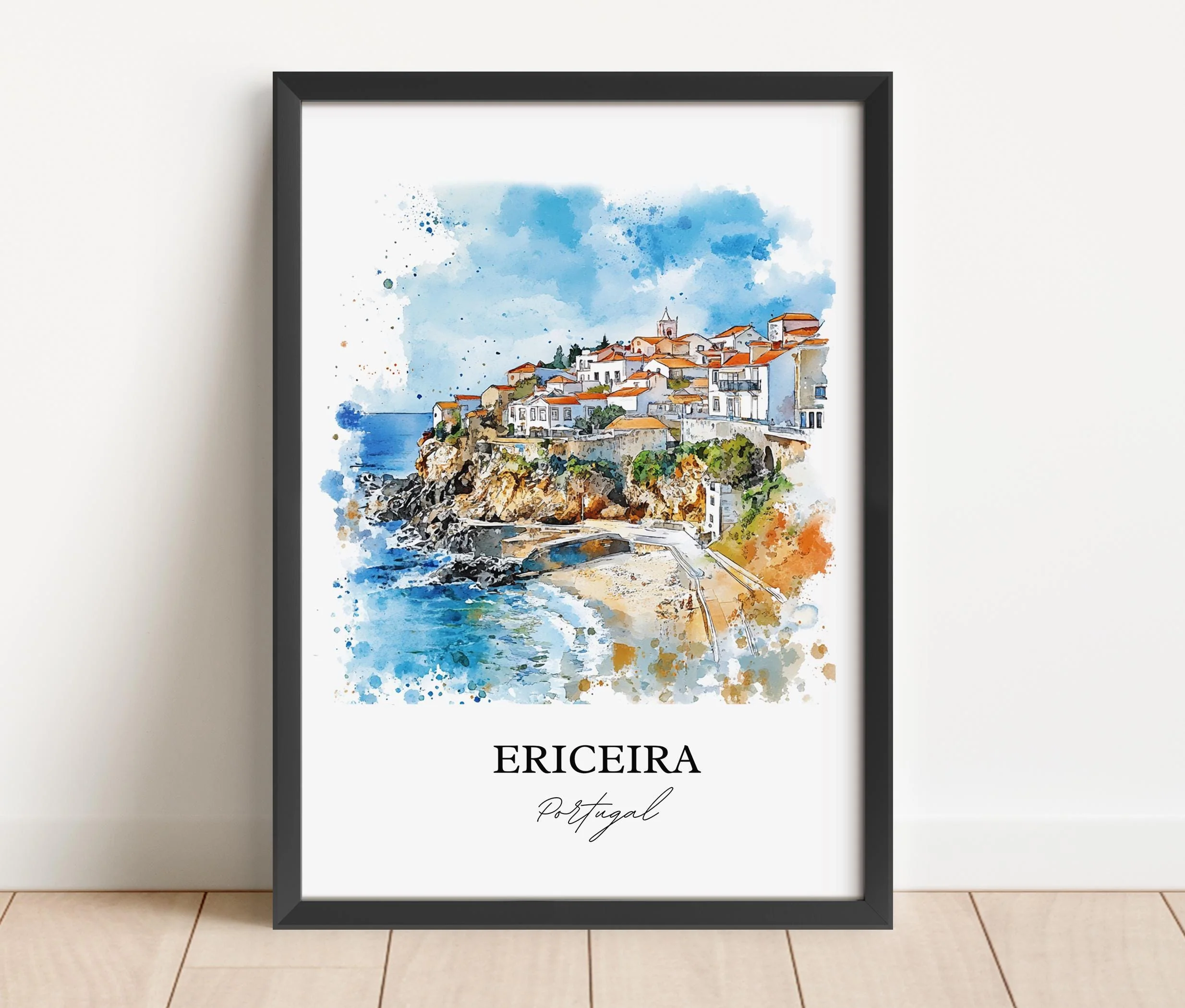 Ericeira, Portugal – Watercolor Art Print - Image 5